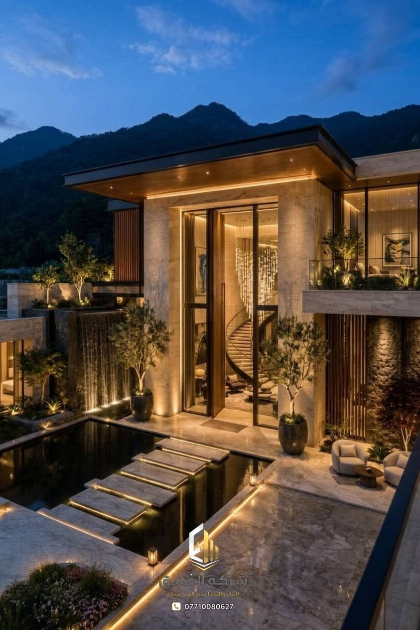 شركة العمق • تصاميم هندسية • فخامة البناء