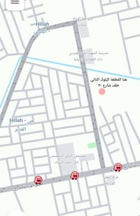قطعة للبيع ٢٠٠ م موقع ممتاز خلف مستشفى الكفيل السايدين جهة المدارس قبل...