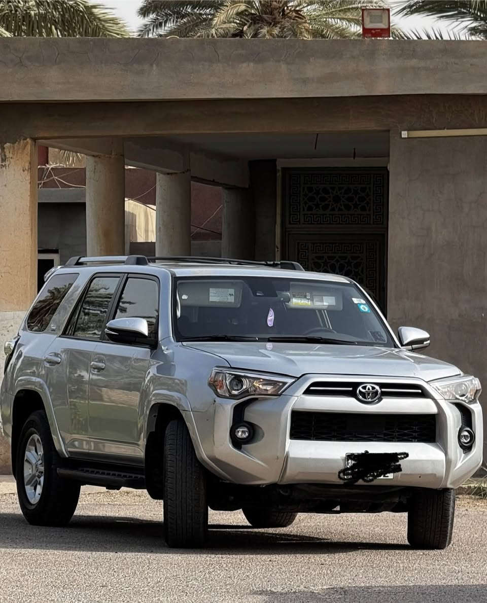 ‏TOYOTA  4RUNNER
موديل 2023
~ محرك 6 سلندر  / V6 
~ فئة SR5 
~ بصمة  
~ فتحة سقف 
~ تو ويل 
~ شاشة كبير  
~ كاميرة خلفي 
~ داخل أسود 
~ رادار جميع الجوانب امامي خلفي 
~ كشن أمامي كهربائية 
~ كشن جلد هيتر
~ (  7 ) سبعة  راكب 
سنويه لل 2030 ب اسمي تحويل ثاني يوم 
بدون دواخل 
ايرباك راجع سستم
السعر 296 قابل للتفاوض
تكريت / العلم 
للاستفسار : ‭***********‬
