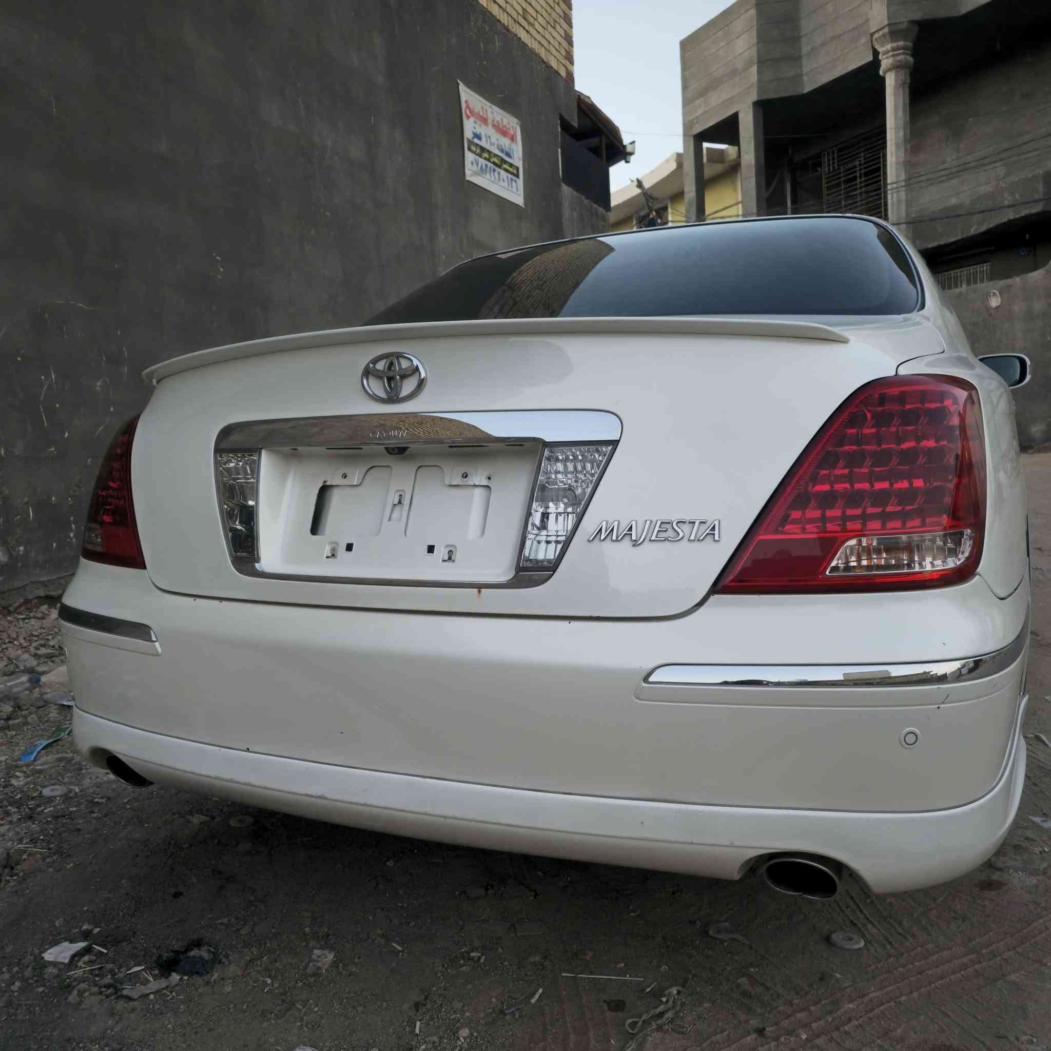 ماجستا 2006 فول مواصفات
🔥 للبيع أو مراوس 🔥 

✅ محرك V8(4300cc) گير اوتوماتيك
✅ اللون: أبيض صدفي
✅ الممشى: 3000 كم
✅ تبريد ثلج
✅ السيارة جاهزة للاستخدام 

1️⃣ تعليق هوائي (رفع وخفض السيارة)
2️⃣ حساسات أمامية وخلفية وجانبية
3️⃣ كاميرات وكالة امامية و خلفية
4️⃣ صندوق خلفي شفط
5️⃣ مقاعد كهربائية
6️⃣ فتحة سقف
7️⃣ تشغيل ذكي (ترحيب) وبصمة
8️⃣ شاشة وكالة
9️⃣ داخلية السيارة جلد ملكي
🔟 رادارات + سونار 

📌 ملاحظة مهمة:
السيارة مفحوصة مرور و جمرك قرار 48، فقط ما عندي أدفع تكاليف الجمرك الباقية. 

💰 السعر: 65 ورقة (6500$) 

📩 للاستفسار التواصل على الواتساب:
***********
