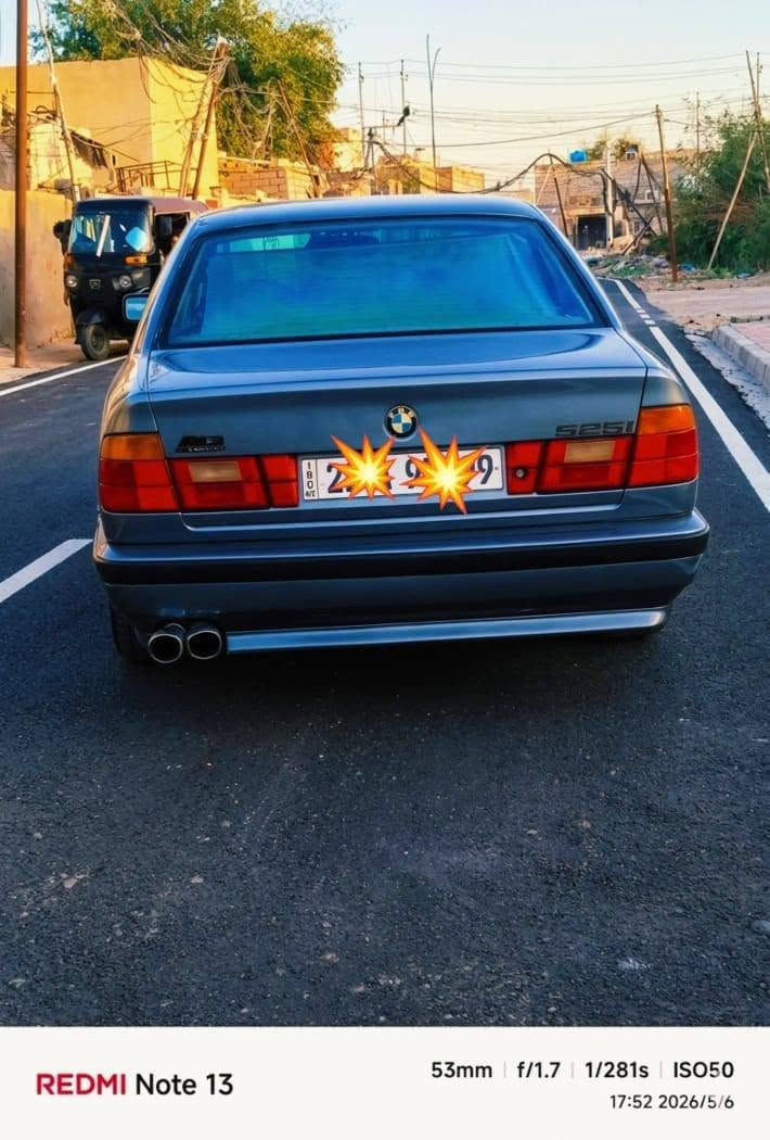 (بسم الله الرحمن الرحيم) BMW حجم525كير اوتماتيك وحداديه ومكينه جديد اي نقص ما بيهه هيج شغلات بصيطه وسياره تخبل الله شاهد ورسوله مكاني ناصريه مركز  سعره45وبيهه مجال *********** الاستفسار

نص مكتوب في الصور:
- REDMI Note 13 29mm f/1.7 1/100s ISO50 17:52 2026/5/6
- REDMI Note 13 29mm f/1.7 1/222s ISO50 17:52 2026/5/6
- REDMI Note 13 53mm | f/1.7 | 1/281s | ISO50 17:52 2026/5/6
