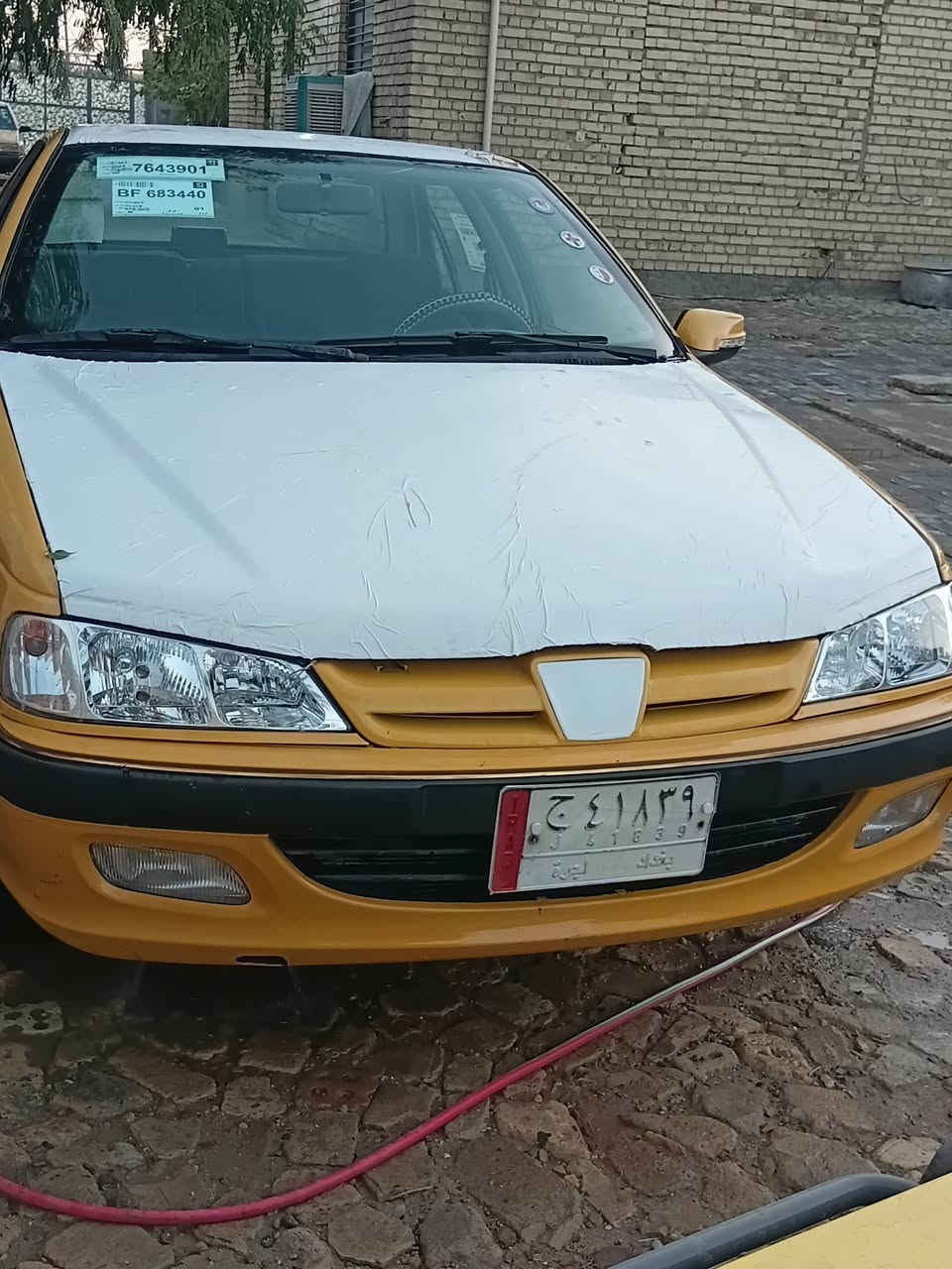 السلام عليكم للبيع بيجو بارص موديل 15 مصفره هيئه وغرامات السنويه صاقطه تحويل مباشر كير ومحرك خير من الله تخم تاير كهربائيات كلهه شغاله جاهزه لشارع تبريد يشتغل مكان بغداد التاجيات سعر 34 ورقه وبيهه مجال ***********
