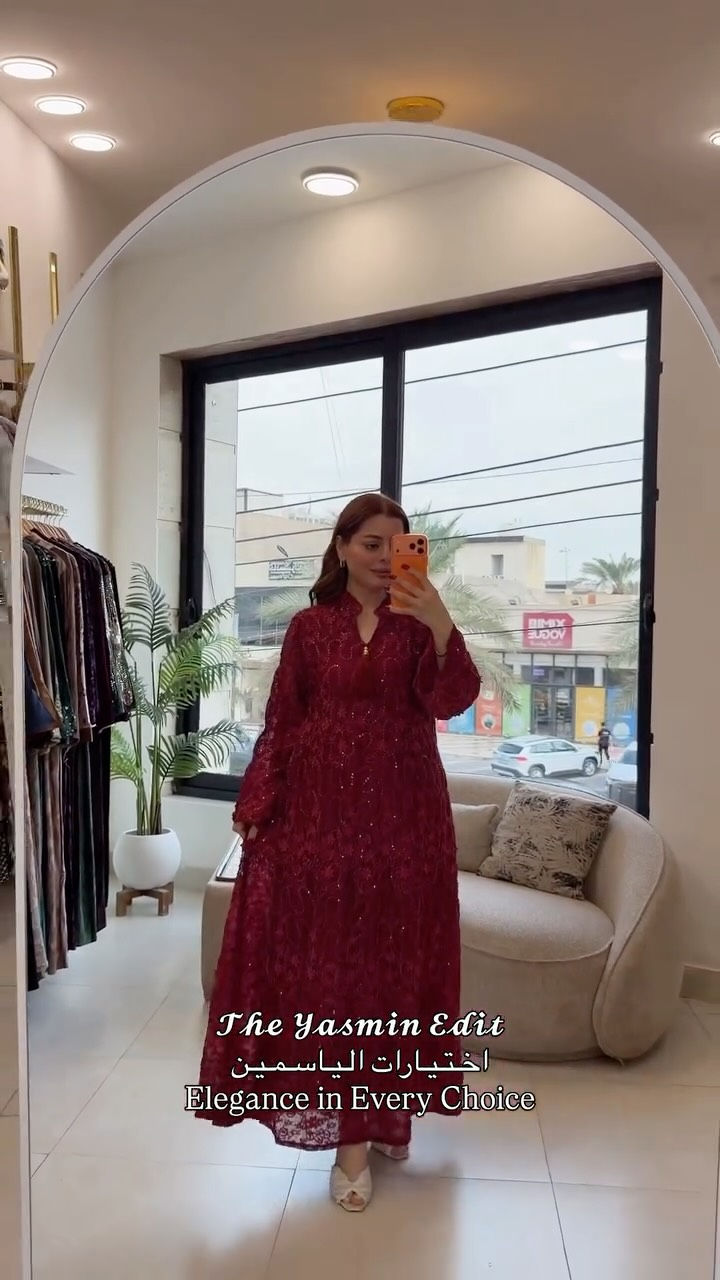 جلابية • مقاسات S-XXL • طول ١٣٠سم
