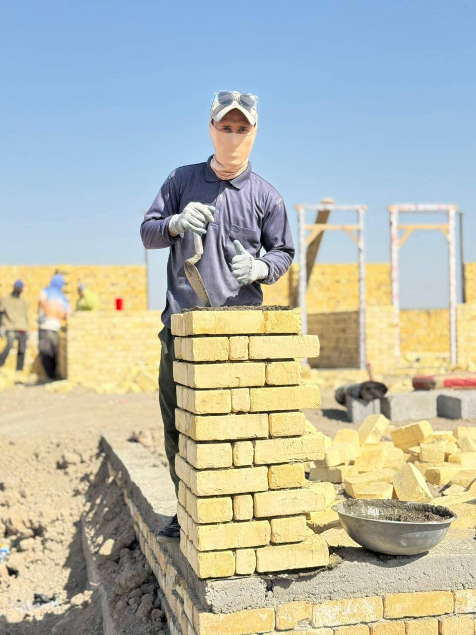 خلفة بناء • بلوك فرمستون • شغل درجة أولى