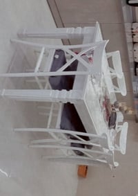 طقم سفرة • عظم عاج • ٦ كراسي
