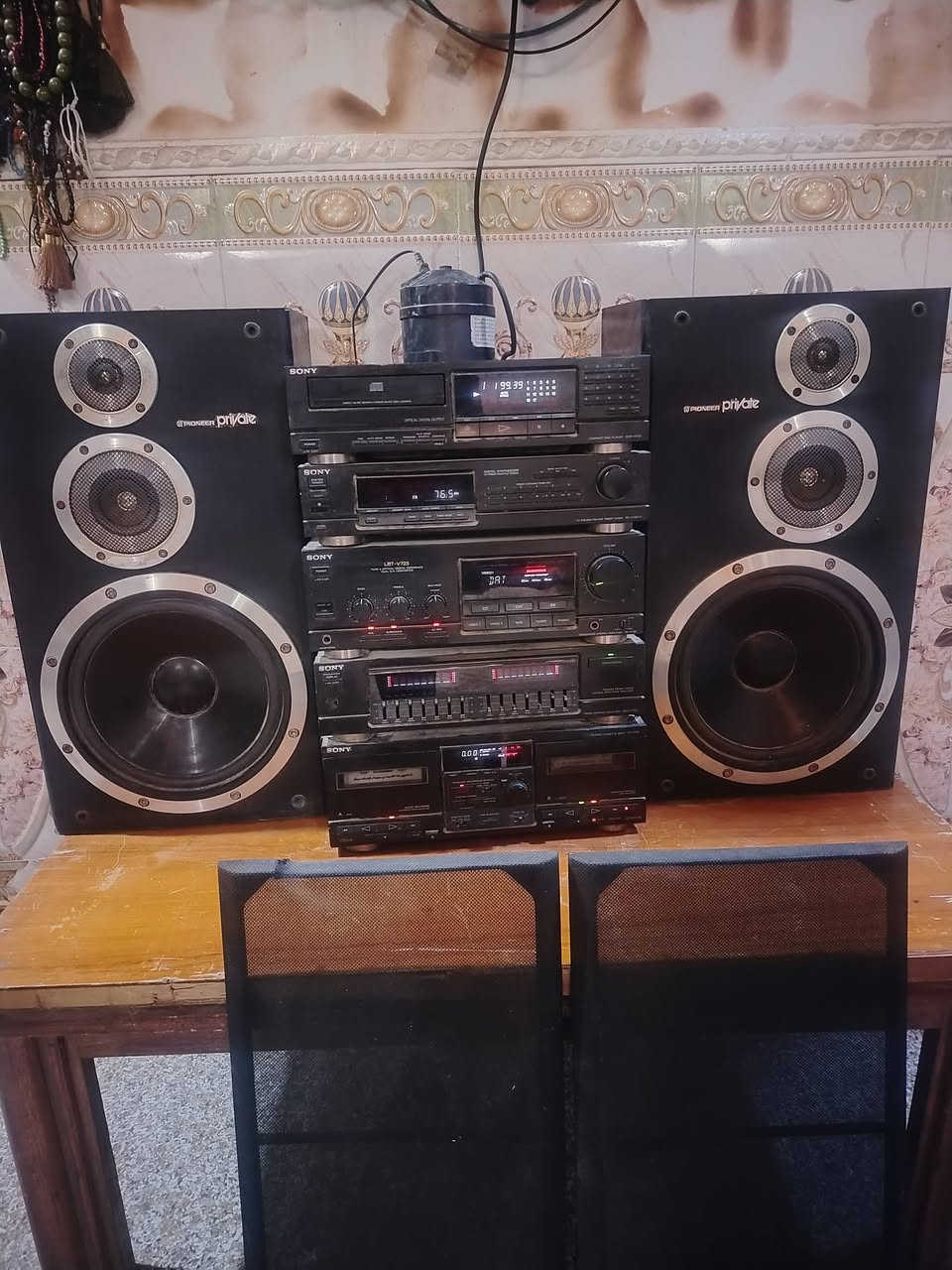 مسجل سوني ياباني اصلي سماعات كبار صوته قوي واضح 5طوابق السعر 250 مكان بصره ابو الخصيب ***********
