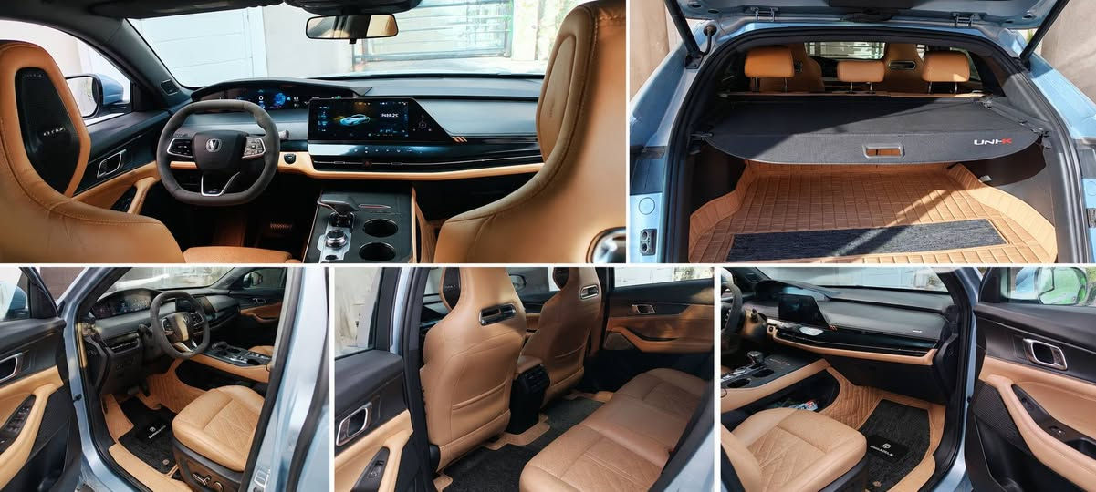 🚘 للبيع | شانجان UNI-K موديل 2022
سيارة بحالة ممتازة، نظيفة جداً، وكالة.
🔹 المواصفات: ✅ موديل: 2022
✅ محرك 2.0 لتر تيربو بقوة 226 حصان
✅ ناقل حركة أوتوماتيك 8 سرعات 
✅ نظام دفع ذكي بثلاثة أوضاع (2WD / 4WD / AUTO)، مع إمكانية اختيار نمط الدفع المناسب حسب الطريق وظروف القيادة
✅ أوضاع قيادة متعددة: Normal / Eco / Sport
✅ نظام قيادة شبه ذاتية  مع المحافظة على المسار ومثبت سرعة راداري متكيف، والمساعدة في القيادة 
✅ نظام التحذير من الاصطدام الأمامي 
✅ نظام مراقبة النقطة العمياء والتنبيه عند تغيير المسار وتصحيح المسار
✅ نظام DVR محيطي يقوم بتسجيل الفيديو عبر كاميرات السيارة من جميع الجهات أثناء القيادة
✅ حساس المطر مع الإغلاق التلقائي لجميع النوافذ عند هطول الأمطار
✅ فتحة بانوراما
✅ مقاعد جلد كهربائية مع التدفئة والتبريد
✅ كاميرات 360 درجة
✅ حساسات أمامية وخلفية
✅ رادار ومثبت سرعة ذكي
✅ شاشة معلومات وترفيه كبيرة
✅ تشغيل بالبصمة ودخول ذكي 
✅ شاحن لاسلكي للهاتف
✅ نظام صوتي Sony
✅ باب صندوق الخلفي كهربائي ذكي
✅ إضاءة LED أمامية وخلفية
✅ جنوط رياضية قياس 21 إنش
📌 الممشى: 75,000 كم.
✅ السيارة وكالة وما زالت ضمن الضمان.
✅ جميع الصيانات الدورية وتبديل زيت المحرك أُجريت في الشركة (الوكيل).
💰 السعر: 185 ورقة (قابل للتفاوض).
📍 الموقع: كركوك.
📞 للاستفسار: ***********
🟢 متوفر واتساب على نفس الرقم.
السيارة نظيفة جداً، لا تحتاج أي مصروف، وجاهزة للفحص في أي مكان يتم الاتفاق عليه.

