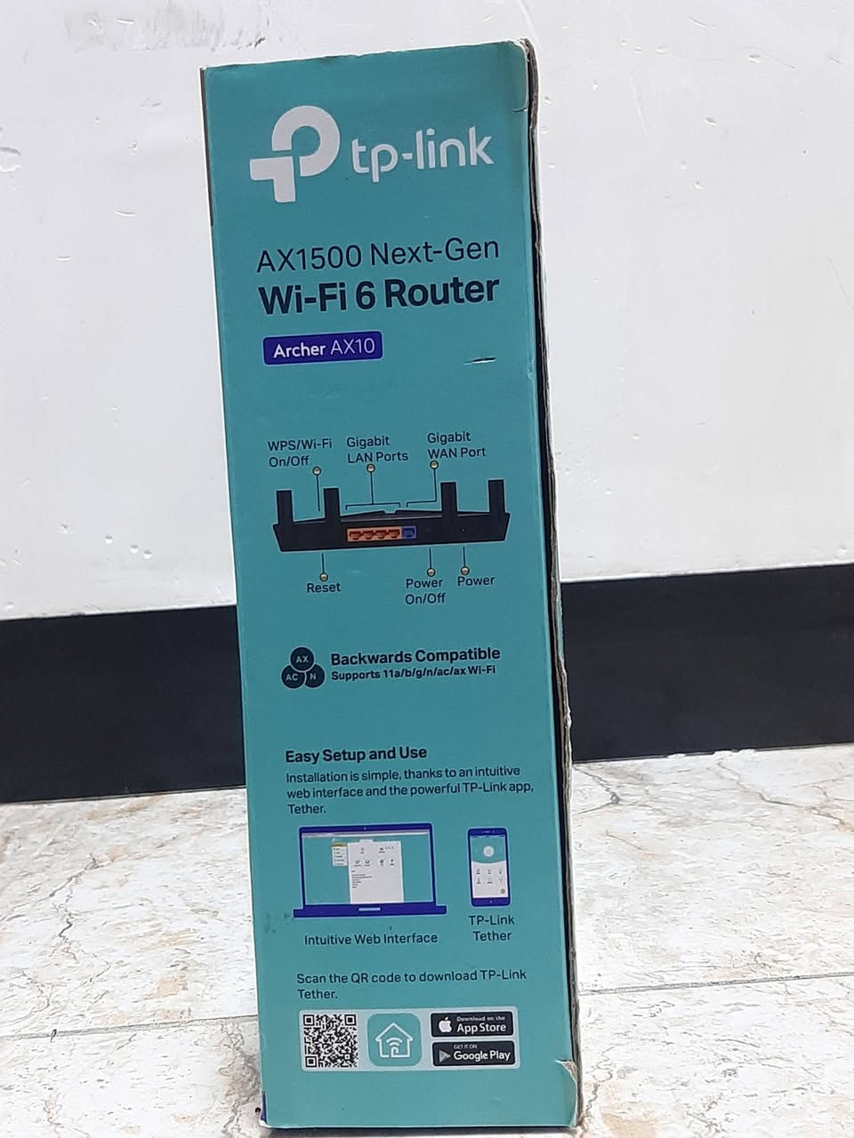 سلام عليكم راوتر tp-link(AX1500) جيل 6 نضيف مثل ما موضح في الصور مستعمل اقل شهر سعر 75 وبي مجال تواصل *********** وبيكم خير وتدللون
