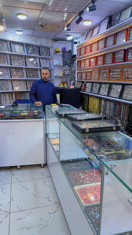 خواتم فضة • أحجار كريمة • عقيق يماني