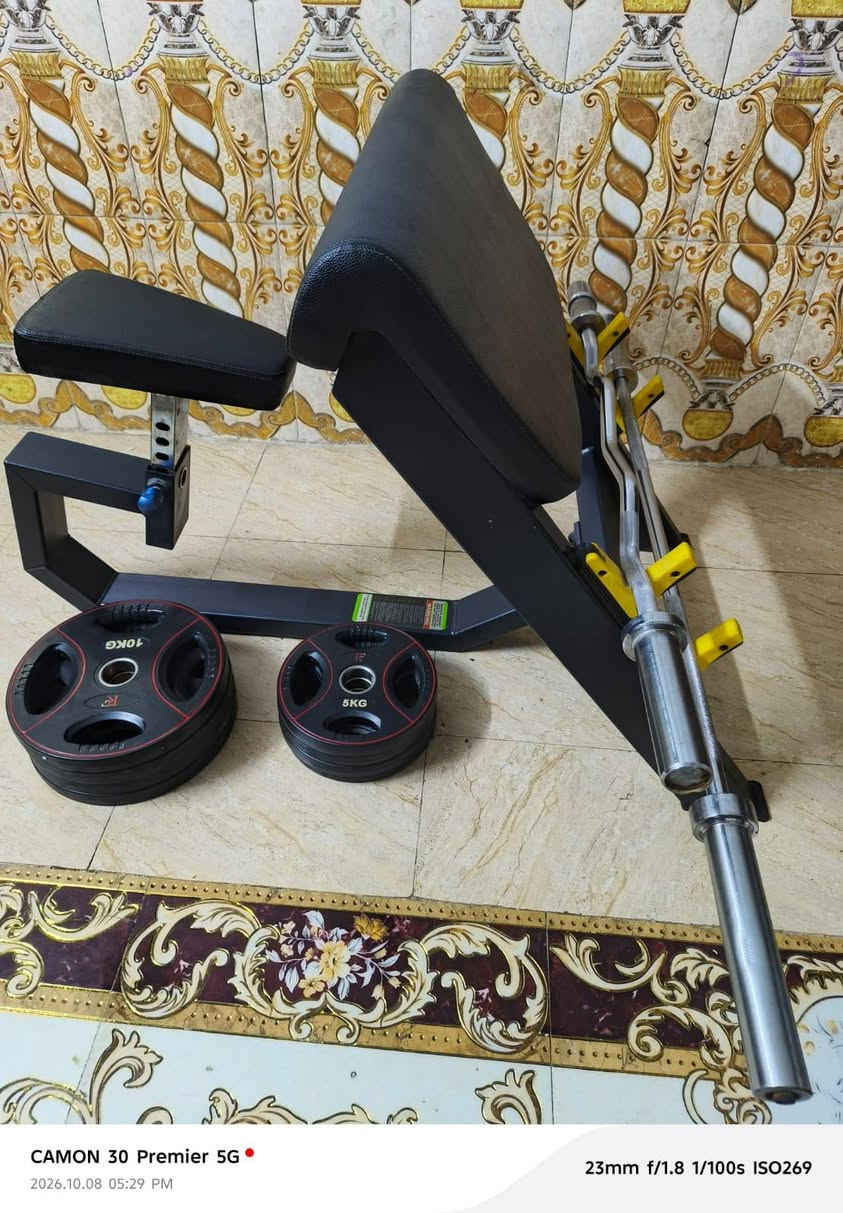 اجهزة رياضية امريكية • دمبل ٢٥كغ ٤٥كغ • كيس ملاكمة جلد