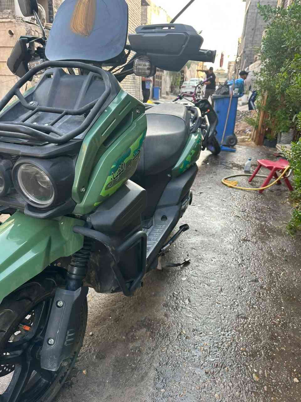 السلام عليكم دراجه شحن اباتشي بطاريه ليثيوم جديده 
 السعر 1250
 الاستفسار الاتصال *********** بي واتساب
