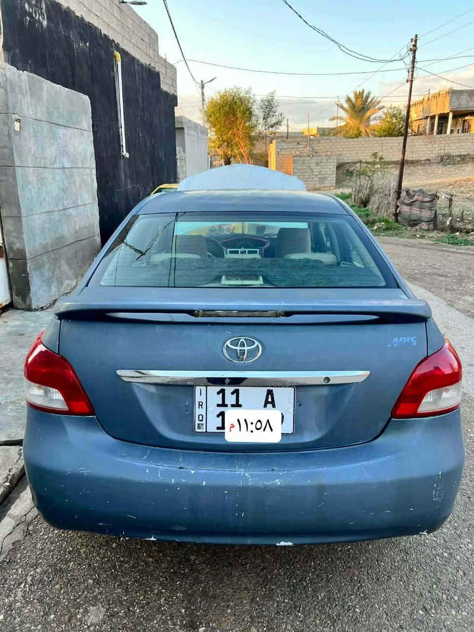 تيوتا يارس ٢٠٠٧ رقم بغداد نكليزي  تحويل 
السيارة جارد لونها صدرها ٨٠/١٠٠ تايرات نضاف باتري جديد تبريد شغال شاشة كار بلي كير عادي سيارة كاملة الحمدلله السعر. 
60 $ او مراوس
للتواصل رقم ***********
