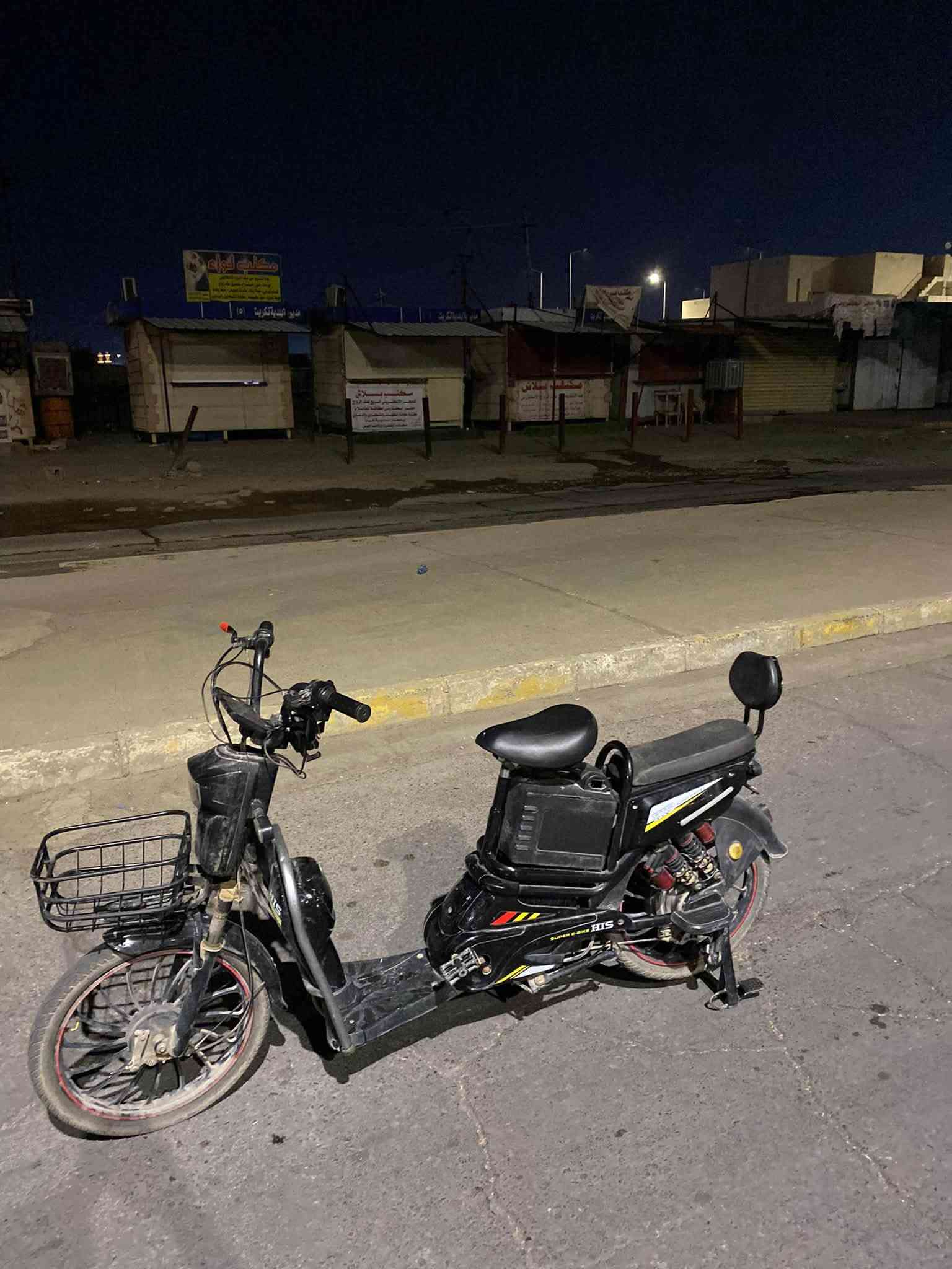 دراجه شحن • بطاريتين جديدتين • مرتبة