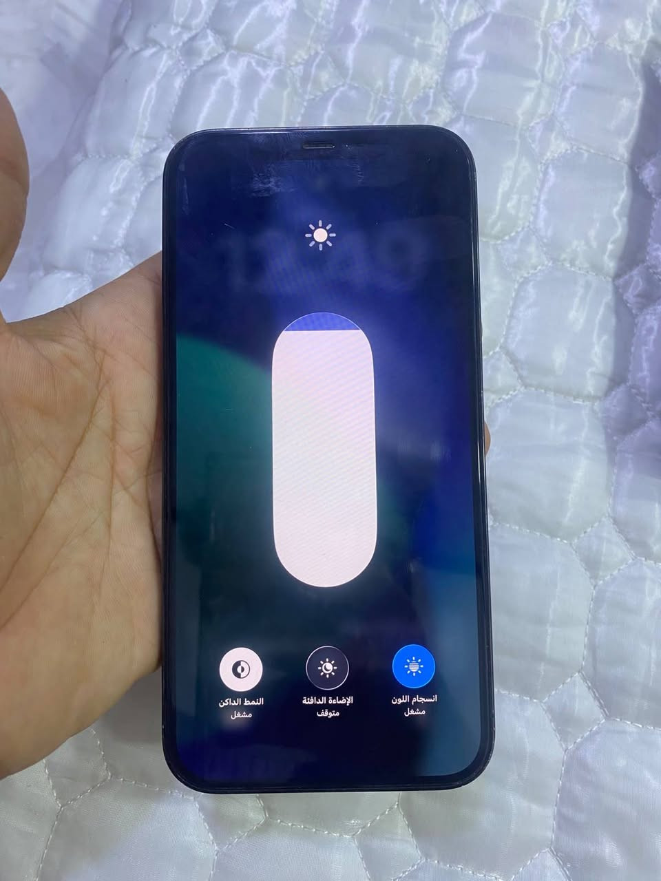 12 برو ماكس مكفول كفاله عامه 

حته خدش مابي 

بطاريه 74 بلاد 

شاشه بلاد 

وتر بروف 

سماعه لجوه ما تشتغل فقط

385 وبي مجال
مكاني بصره ***********

