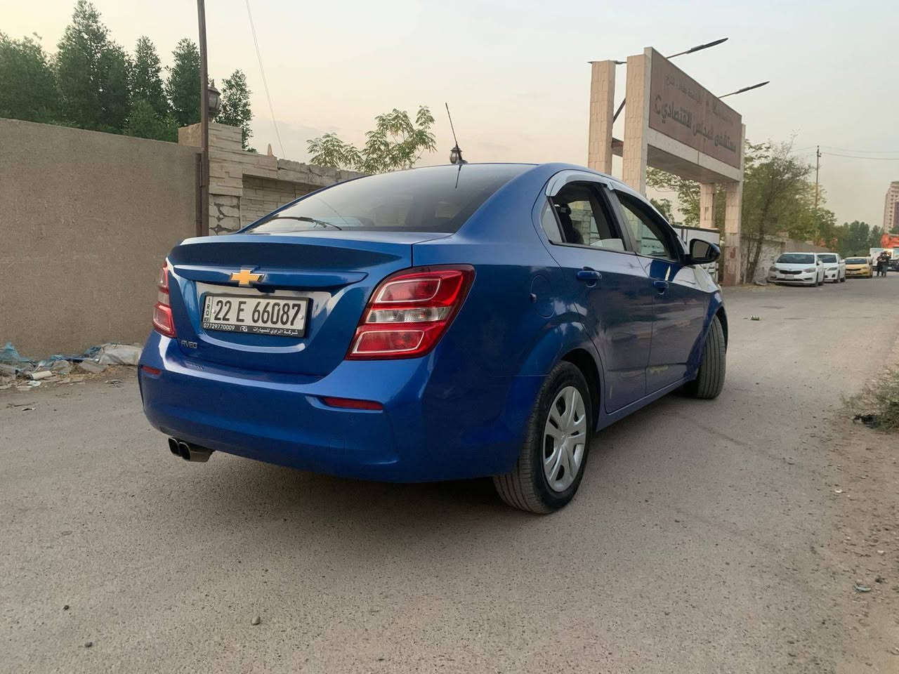 شوفرليت سونك 2018 خليجيه اربيل باسمي
 كفاله لا صبغ لا تبديل 
محرك 1600, كفاله
تبريد ثلاجه ويه السويج
تخم تاير 
مكينه وكير وتبريد خير من الله 
ماشيه ٩٠ 
السياره بيه تراي اله جديده
بيه تكشير من وره الفاره مبين بل الصور ملاعب بيه
السعر ب ٦٣ وبيه مجال للشراي 
مكاني بغداد الكرخ الرساله بشارع الصغط
سياره مال بيت وكلش جديده
***********
الشراي يتصل بصاحب السياره اني مكلفةبل النشر
