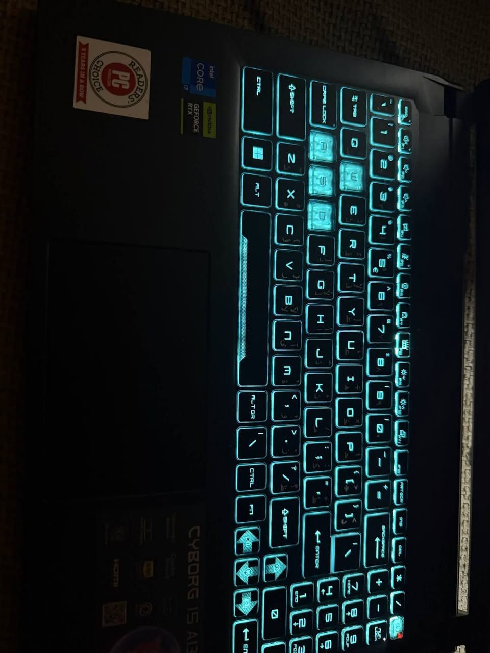 🔥 لابتوب Gaming للبيع – نظيف جداً
💻 الموديل: MSI Cyborg 15
🧠 المعالج: Intel Core i7 الجيل 13 (i7-13620H)
🎮 كارت الشاشة: NVIDIA GeForce RTX 4050 (6GB)
🖥️ كارت مدمج: Intel UHD Graphics
💾 الرام: 16GB
🖥️ الشاشة: 15.6 إنچ
🪟 النظام: Windows 11
✅ الحالة: نظيف جداً / استخدام خفيف بحالة ممتازة 
✅ الأداء: قوي جداً للألعاب والبرامج الثقيلة والتصاميم الهندسية
$السعر  مليون و100وبيه مجال 

📞 للتواصل: (***********واتساب ✅
العنوان الديوانية ام الخيل الثانية شارع عشرين قرب ثانوية المتفوقات 
متوفر توصيل لجميع المحافظات العراق 🚗🇮🇶
