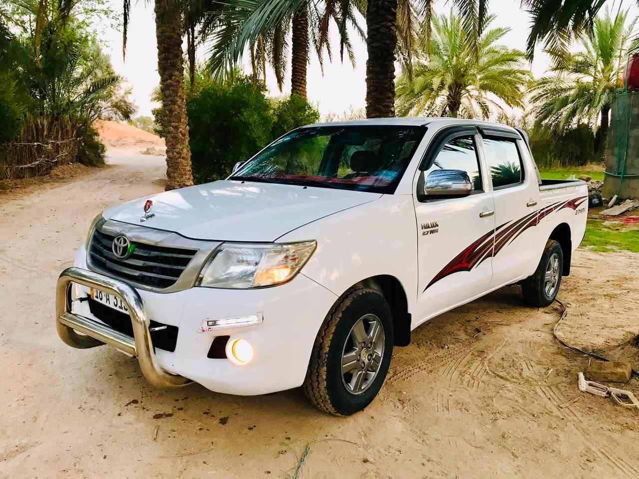 السلام عليكم للبيع تويوتا هايلوكس موديل ٢٠١٤ كويتي مذهب شاصي ١٩ كير اوتوماتيك رقم بابل انكليزي بسمي شخصياً سنويه جديده وهزه جديده السياره مكفوله كفاله عامة محرك كير اكسل عل وضع الشركة ما مفتوحات فابلون الشركه بعده بيه تخم تاير ويل كب فول جديده كلش مكاني كربلاء (السعر ٢٢٠ ورقه)
الاستفسار ***********
