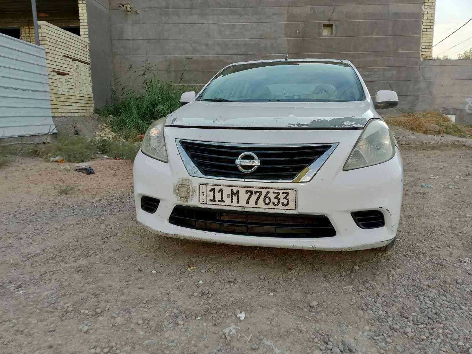 للبيع نيسان سني هندي موديل 2013
بأسمي رقم بغداد دولي 
سنوية جديدة لسنة 2031 هزه جديده 
المكينة في حالة جيدة گير اوتوماتيك جيد جدا 
تبريد شغال بيها 3 قطع صبغ 
السعر المطلوب 77 ورقة وبيها مجال للطيبين 
مكاني بغداد 
ابو محمد 
رقم الهاتف / ***********

