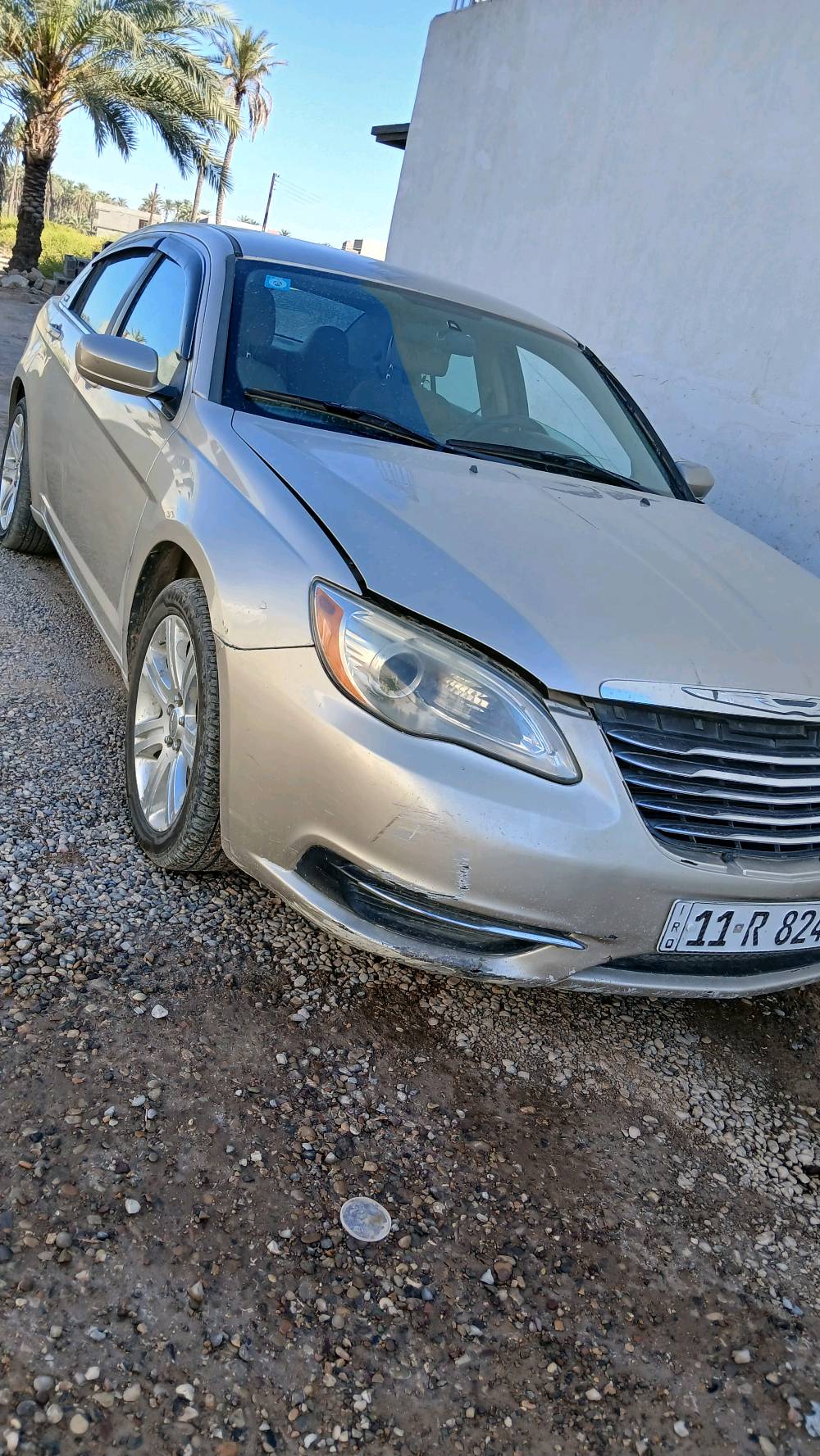 كرايسلر C200 
2013 مكينة 2400 
منظومة غاز + بانزين 
هزة سنوية جديد / رقم بغداد 
ضرر جاملغ خلفي 
***********
عنوان ديالى