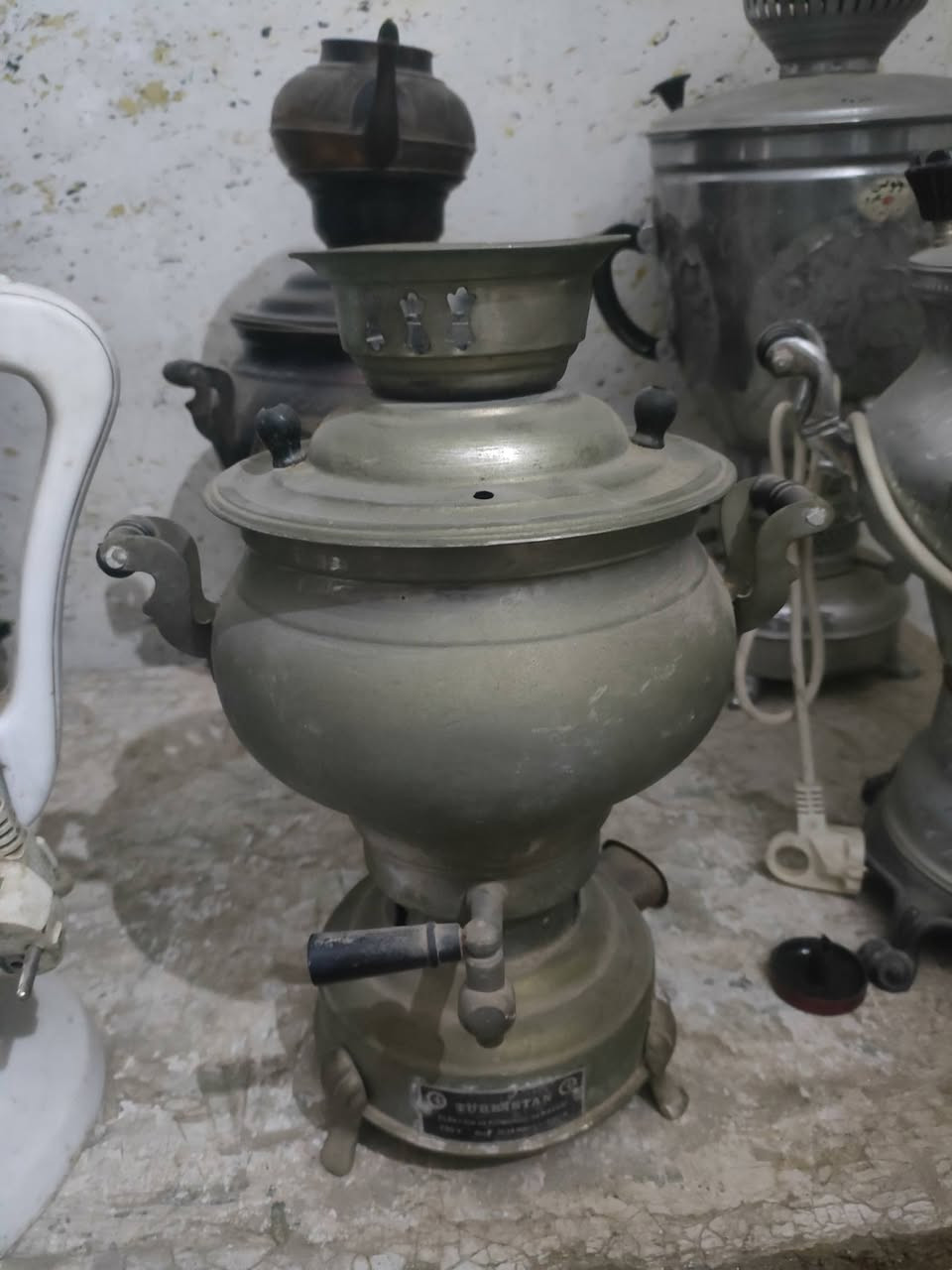 سماور نحاس • ٣٤سم • نضيف