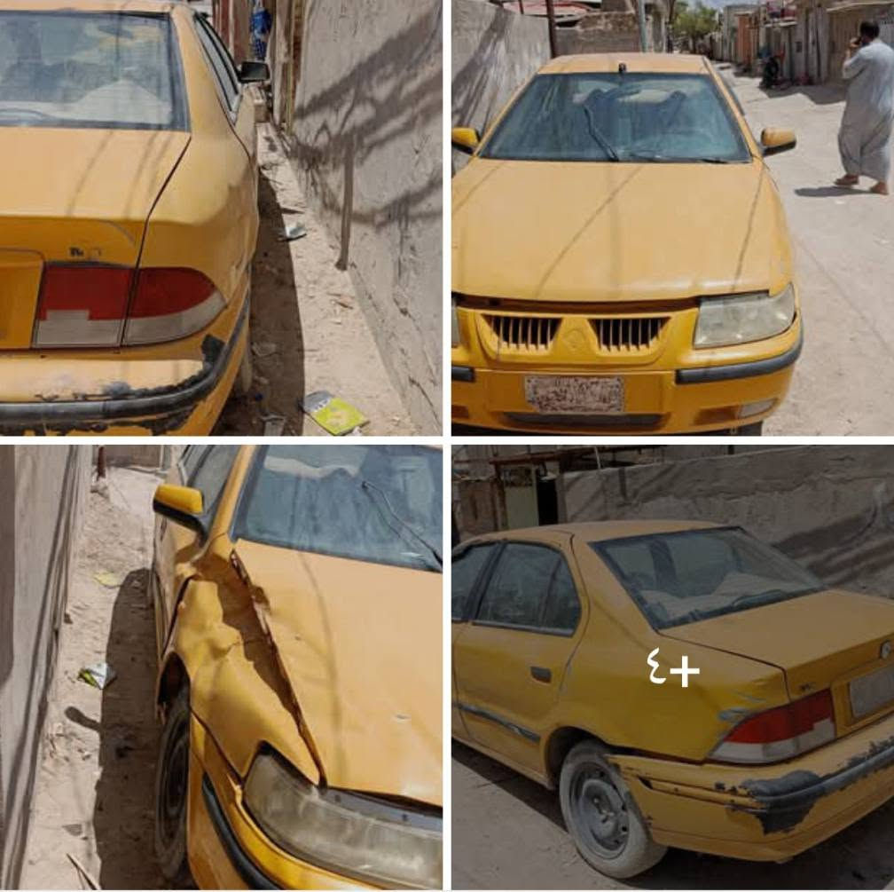 سمند موديل 11 رقم صدامي كربلاء محرك كير جديد بس الكشر شوف العين على ضربتها السعر 10 ورقات ينزل منها مال هيئه عليها 500 مكاني كربلاء رقم ***********
***********

نص مكتوب في الصور:
- +3