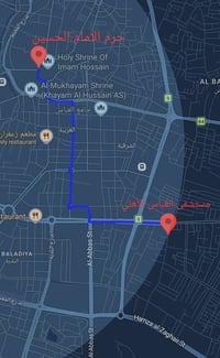 كربلاء • قريب الحرم • ٢٠٠م