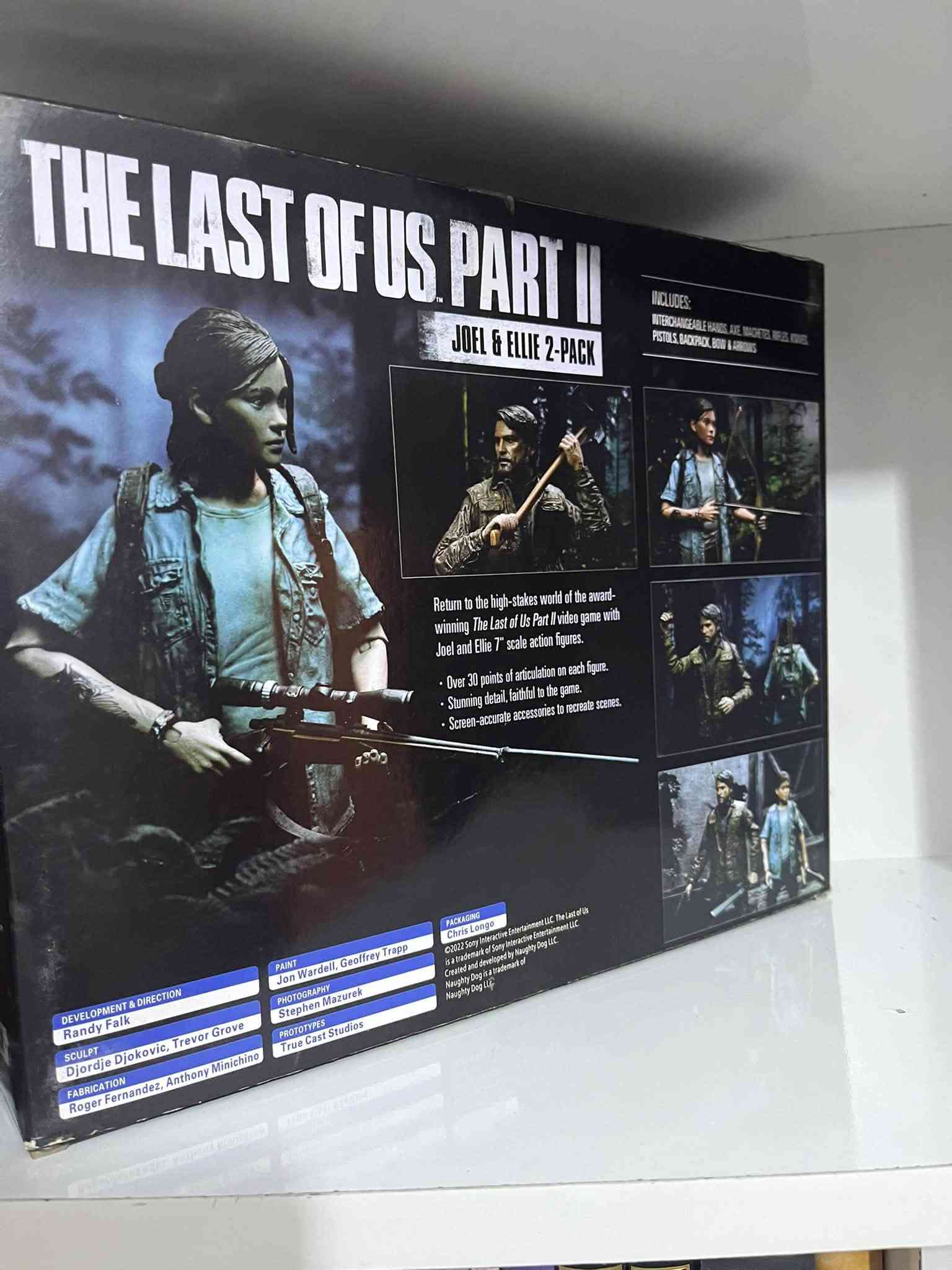 - The last of us 🔺

 مجسمات ( جول - ايلي ) مفصلية وكواليتي حلو

السعر 40 الف قفل
مكاني بغداد مدينة الصدر ( متوفر توصيل لكل مكان)

متواجد فيس او واتساب (***********)
