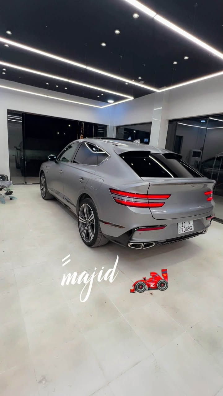 ❤️‍🔥GENESIS GV80 COUPE E_SC 2025❤️‍🔥
اعلى فئة بالجنسيز فول الفول 6سلندر  تون تيربو + شاحن فائق 420 هورس بور سيارة ولا غلطة اللون سلفر داخل احمر واسود علما بدون ايرباك حادث حدادية تاير خلفي صبغ جاملغ خلفي +جزء باب قطعة صغيرة مرشوشة السيارة نضيفة جدا ماشية ٢٠ الف فقط .
🖱️السيارة مغلفة بفلام حماية مات ضمان ١٠ سنوات 🖱️
 🔺️ مواصفات السيارة 

1. مقاعد جلد نابا تدفئة تبريد مساج جميع المقاعد كهربائية
 
2. تطعيم كاربون فايبر بيبان ودشبول
 
3.بيبان ومرايا شفط 

1. 6 وضعيات قيادة كذالك قيادة شبه ذاتية 

2. 7 كامرات 360 درجة 

3. دبل جام مستوى العزل افضل من الالماني بهل موديل 
4. رادار تفاعلي مع نضام التعليق يحسن من اداء السيارة ويقلل من اثر الحفرة 
5. افضل نضام صوت على مستوى العالم 

6. عطور داخلية خاصة في السيارة 

7. سقف كنتارة مع بانوراما مضللة تقلل 99% من اشعة الشمس
8. شاشة 27 انش OLED + شاشة تحكم   

9. ماوس تحكم شاشة

10. لايت لد تفاعلي 

11. داتا شو 

12. انارة لد داخلية 

13. حساسات عدد 10 امامي وخلفي

14. 4 فتحات خلفية فقط بهل فئة السبورت 

⭕️ مواصفاتها متخلص علما السيارة فئة كوبيه السيارة مرقمة بغداد 
اي ستفسار  مراسلة او الاتصال ***********زيودي البديري
