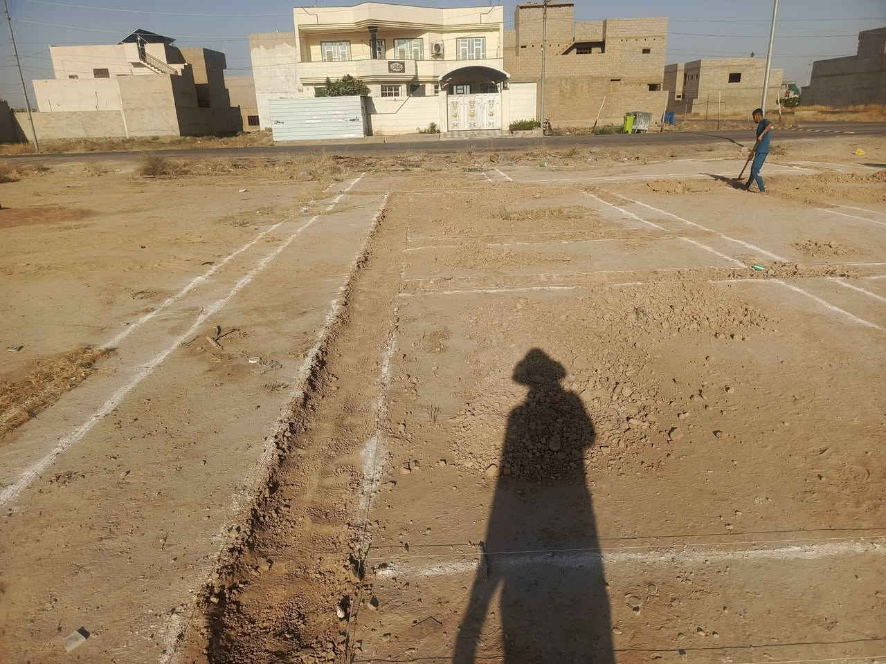 قضاء الدور • أساسات • صب خرسانة