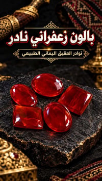 عقيق يماني • زعفراني • جراحات يمنية