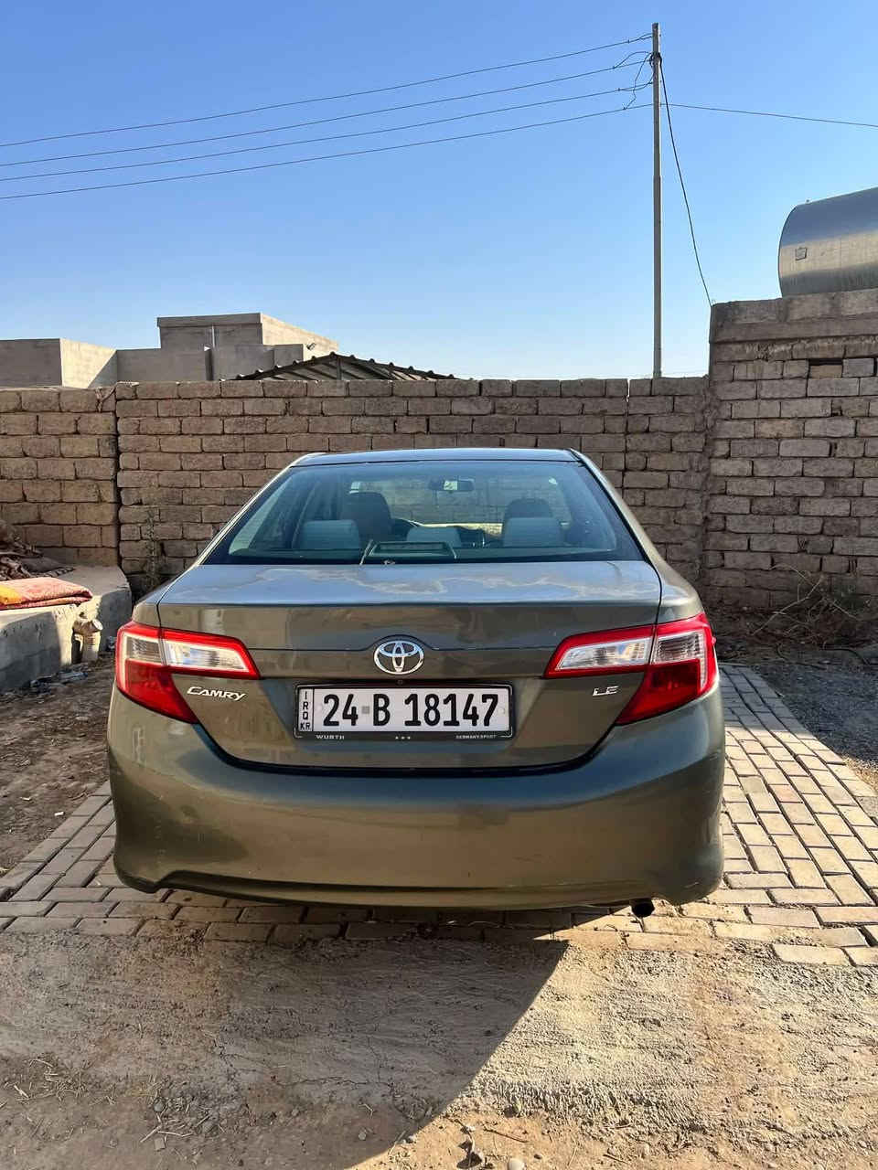 للبيع كامري موديل ١٣
رقم دهوك بسمي سنويه جديده هزه جديده لل٢٠٣٠
ضرر قطعه كلير فقط
كير محرك صدر جديد تبريد ثلج
مقدمه ٨٠ وبل شهر مع الضمانات
مراوس حسب القناعه مراوس بمكصوص هم يرهم مكاني صلاح الدين الزويه 
***********
***********

