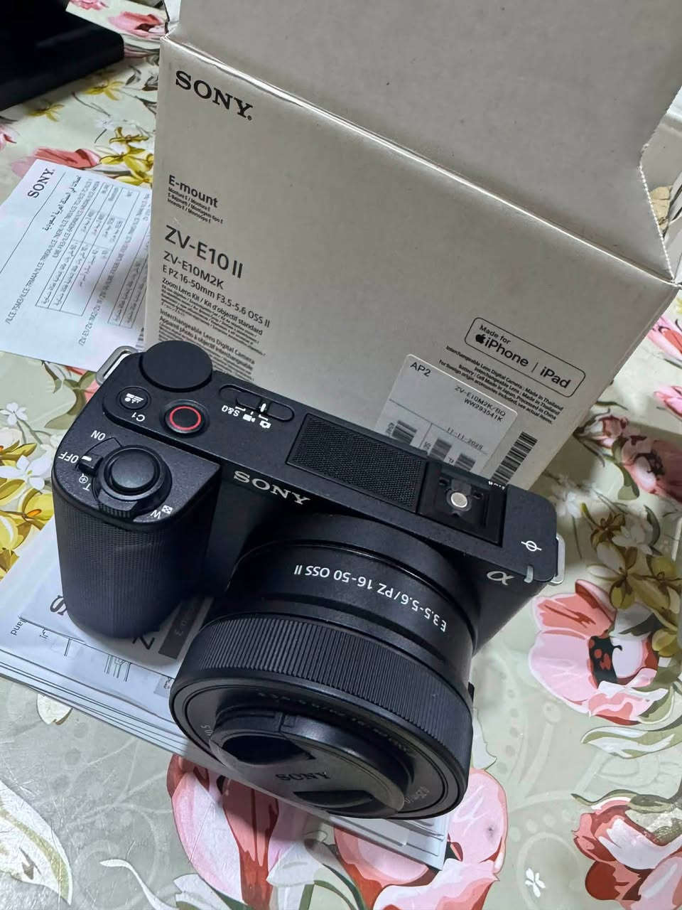 سوني ZV_V10ll الاصدار الثاني فقط فحص
جديده بعده ملحقات الشركة سعر مليون و 200 الف
مكاني بابل \ 
***********

