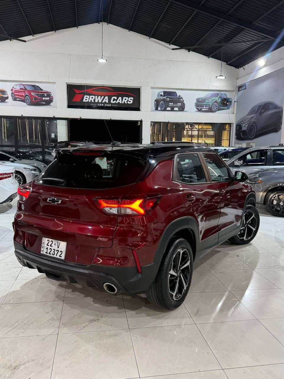 Chevrolet trailblazer  RS 2022
سعر بلاشش نقداً ٩٧$🔒🔥
***********
***********

مواصفات RS 
تشغيل عن بعد
شاشة
كاميره
كراسي كهرباء
رادارات ٣٦٠ درجة
ماشية  ٢١ الاف مايل
محرك ٣ سلندر توربو 
❌جاملغ و بنيد  ٣ مكان بيه تعديل بارد
 بدون دواخل
ارباك ستيرن سستم
موجودة ب اربيل📍معرض BRWA  cars

***********
***********
