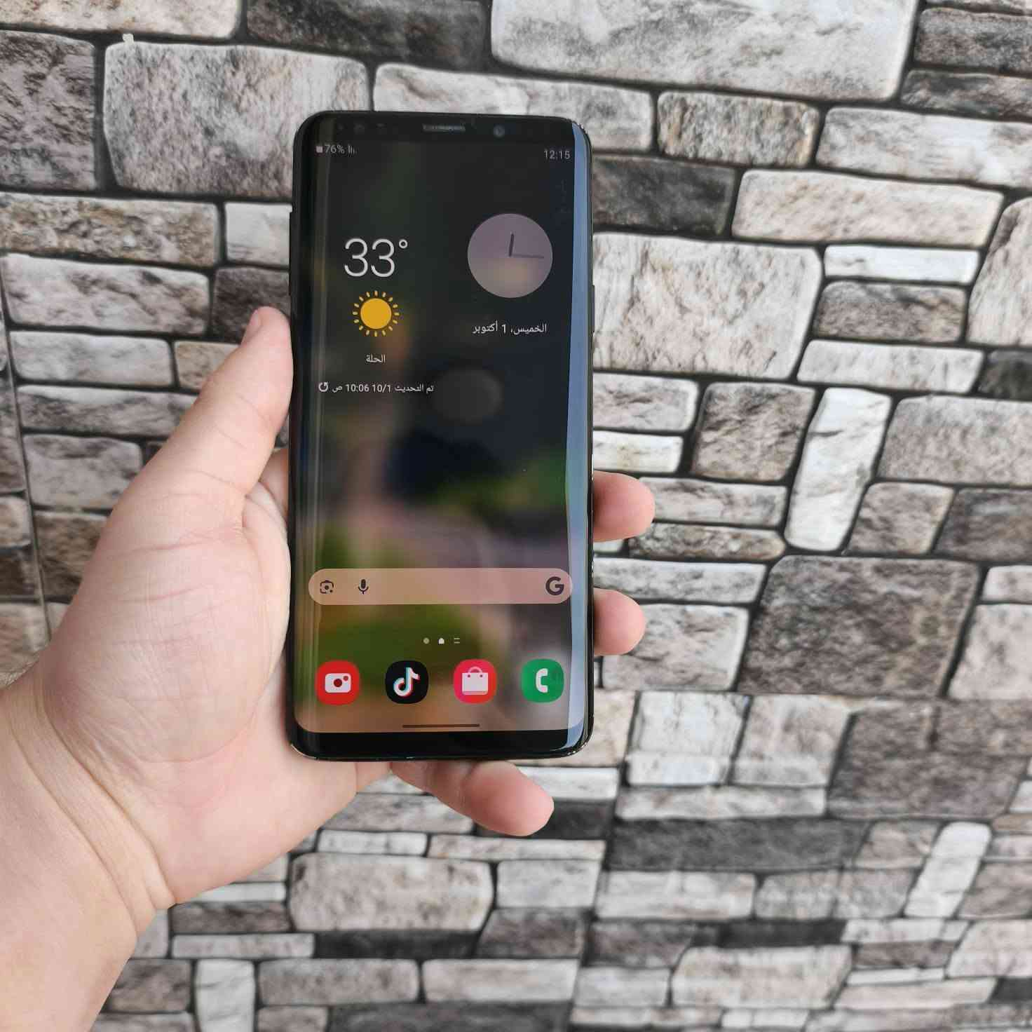 s9 Plus
نضيف جدا مال جناي سعره ( 165 ) بي مجال .. مكاني حله .. واتساب *********** ( شاشه بيها طبع خفيف جدااا فقط ) 🤍
مواصفاته ...
ذاكره 128 
يدعم شريحتين .. ويدعم الشحن السريع 
شاشه منحنيه سوبر امولد 
بطاريه مستبدل فقط .. مع ملحقات
