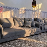 طقم ١٠ مقاعد • تركي • كتان أصلي