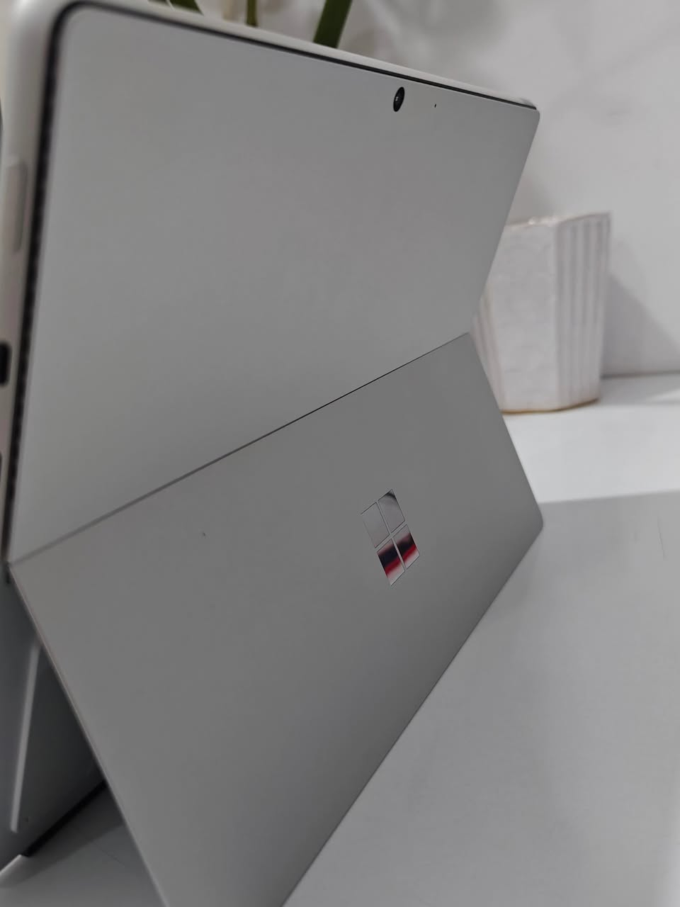 Microsoft Surface Pro 8 

* المعالج: Intel Core i5 (الجيل 11).
* الشاشة: 13 بوصة، لمس، تردد 120Hz، دقة عالية (2880×1920).
* الذاكرة (RAM): 16 جيجابايت.
* التخزين (SSD):   256  جيجابايت (قابل للترقية).
* البطارية: تصل إلى 16 ساعة استخدام.
* المنافذ: 2 × Thunderbolt 4 (USB-C)، ومنفذ الشحن السريع.
* الكاميرات: أمامية بدقة 5MP (بصمة وجه)، خلفية بدقة 10MP (فيديو 4K).

• عدد دورات شحن :15
الحالة : مستخدم بحاله جيدة جدا

الملحقات: كيبورد اصلي + شاحن + حافظة UAG اصليه

السعر : 850،000

https://t.me/epic_store2

نص مكتوب في الصور:
- Find a setting System > About Storage 238 GB 47 GB of 238 GB used Graphics Card 128 MB Intel(R) Iris(R) Xe Graphics Installed RAM 16.0 GB Speed: 4267 MT/s Processor 11th Gen Intel(R) Core(TM) i5-1135G7 @ 2.40GHz 2.40 GHz Rename this PC TABLET-P73247C Surface Pro 8 Copy Device specifications Device name TABLET-P73247C Processor 11th Gen Intel(R) Core(TM) i5-1135G7 @ 2.40GHz (2.42 GHz) Installed RAM 16.0 GB (15.8 GB usable) Device ID OC384F5C-B864-4C47-85EA-8D978722E338 Product ID 00330-80000-00000-AA294 System type 64-bit operating system, x64-based processor Pen and touch Pen and touch support with 10 touch points Copy Related links Domain or workgroup System protection Advanced system settings Windows specifications Edition Windows 11 Pro Version 25H2 Installed on 6/17/2026 OS build 26200.8655 Serial number OF00E2L22210IJ Search
- Find a setting
- System > About
- Storage
- 238 GB
- 47 GB of 238 GB used
- Graphics Card
- 128 MB
- Intel(R) Iris(Xe) Xe Graphics
- Installed RAM
- 16.0 GB
- Speed: 4267 MT/s
- Processor
- 11th Gen Intel(R)
- Core(TM) i5-1135G7 @
- 2.40GHz
- 2.42 GHz
- & devices
- & internet
- elization
- ounts
- me & language
- Gaming
- Accessibility
- Privacy & security
- Windows Update
- TABLET-P773247C
- Surface Pro 8
- Device specifications
- Device name
- 11th Gen Intel(R) Core(TM) i5-1135G7 @ 2.40GHz (2.42 GHz)
- 16.0 GB (15.8 GB usable)
- Device ID
- 0C384F5C-B864-4C47-85EA-8D978722E33B
- Product ID
- 00330-80000-00000-AA294
- System type
- 64-bit operating system, x64-based processor
- Pen and touch
- Pen and touch support with 10 touch points
- Related links
- Domain or workgroup
- System protection
- Advanced system settings
- Windows specifications
- Edition
- Windows 11 Pro
- Version
- 25H2
- Installed on
- 6/17/2026
- OS build
- 26200.8655
- Serial number
- 0F00E2L22210J
- Search
- attery report COMPUTER NAME TABLET-P773247C SYSTEM PRODUCT NAME Microsoft Corporation Surface Pro 8 BIOS 18.104.143 12/15/2022 OS BUILD 26100.1.amd64fre.ge_release.240331-1435 PLATFORM ROLE Slate CONNECTED STANDBY Supported REPORT TIME 2026-08-12 20:35:24 Installed batteries Information about each currently installed battery NAME BATTERY 1 SurfaceBattery MANUFACTURER SMP SERIAL NUMBER 0098335213 CHEMISTRY LION DESIGN CAPACITY 50,230 mWh FULL CHARGE CAPACITY 49,940 mWh CYCLE COUNT 15 Recent usage Power states over the last 7 days