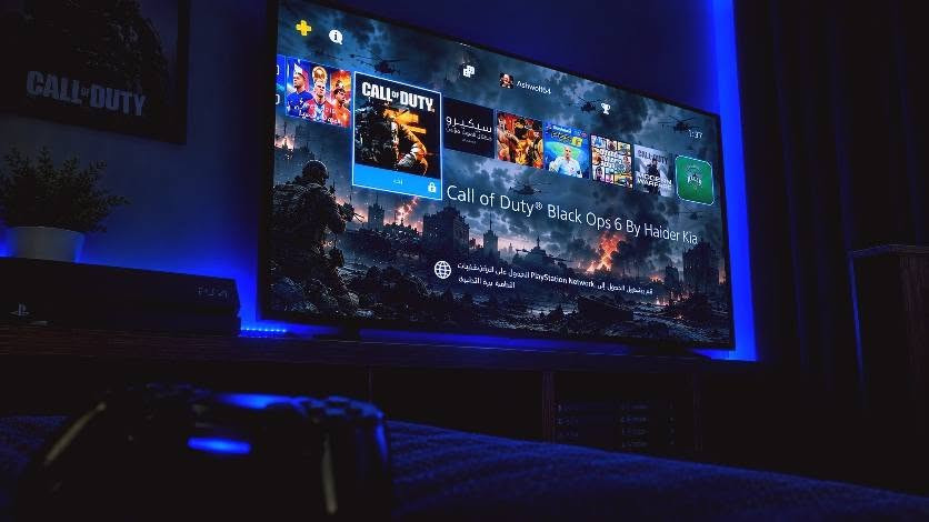 بلايستيشن 4 مهكر
+ 2 يدين تحكم
 مجموعة ألعاب
EA SPORTS FC 
Call of Duty: Black Ops 6
Mortal Kombat
EA SPORTS FC 
Grand Theft Auto V (GTA V)
Call of Duty: Modern Warfare
***********
