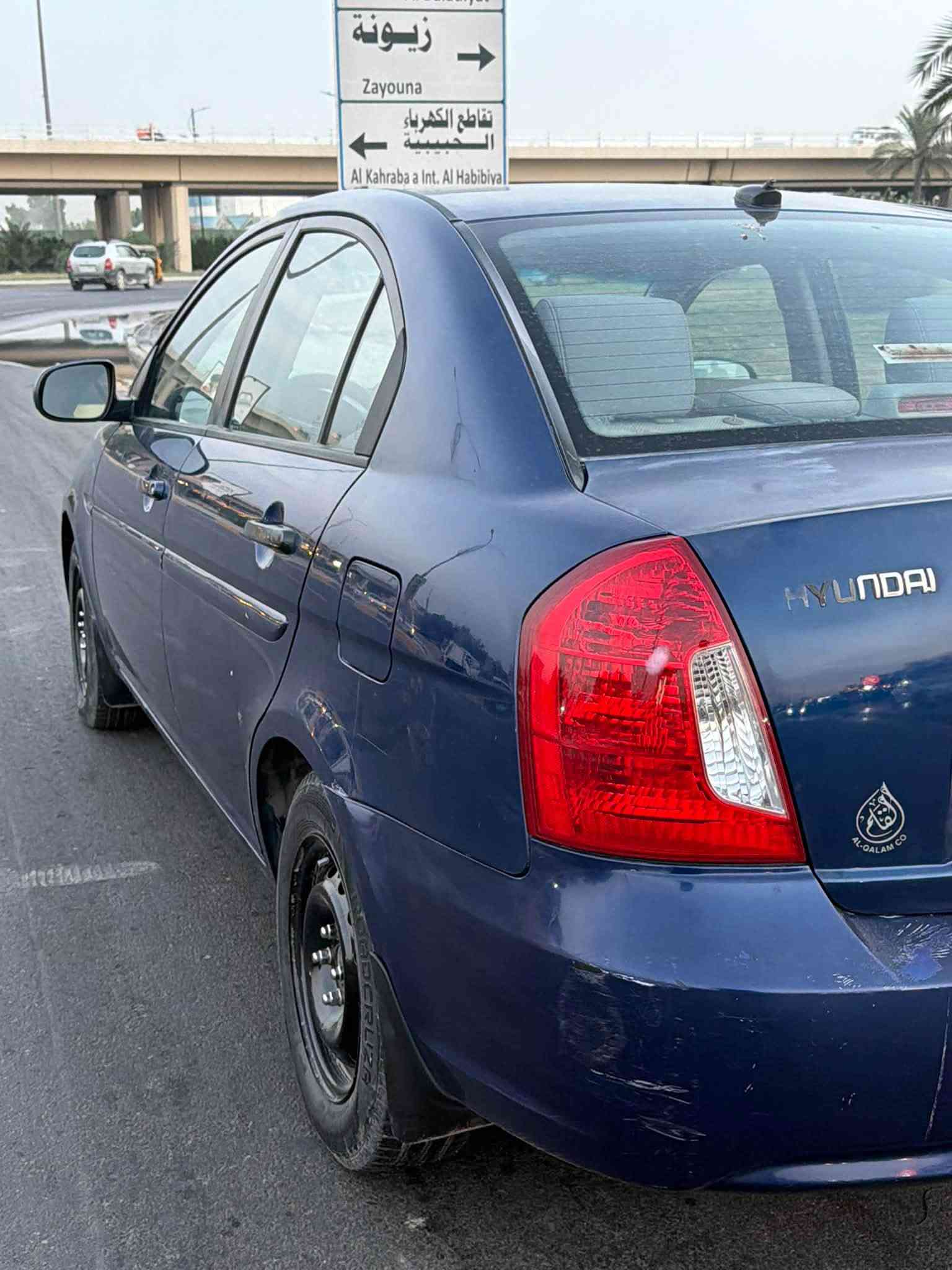 اكسنت ٢٠١٠ • حادث خلفي • محرك ١٦٠٠