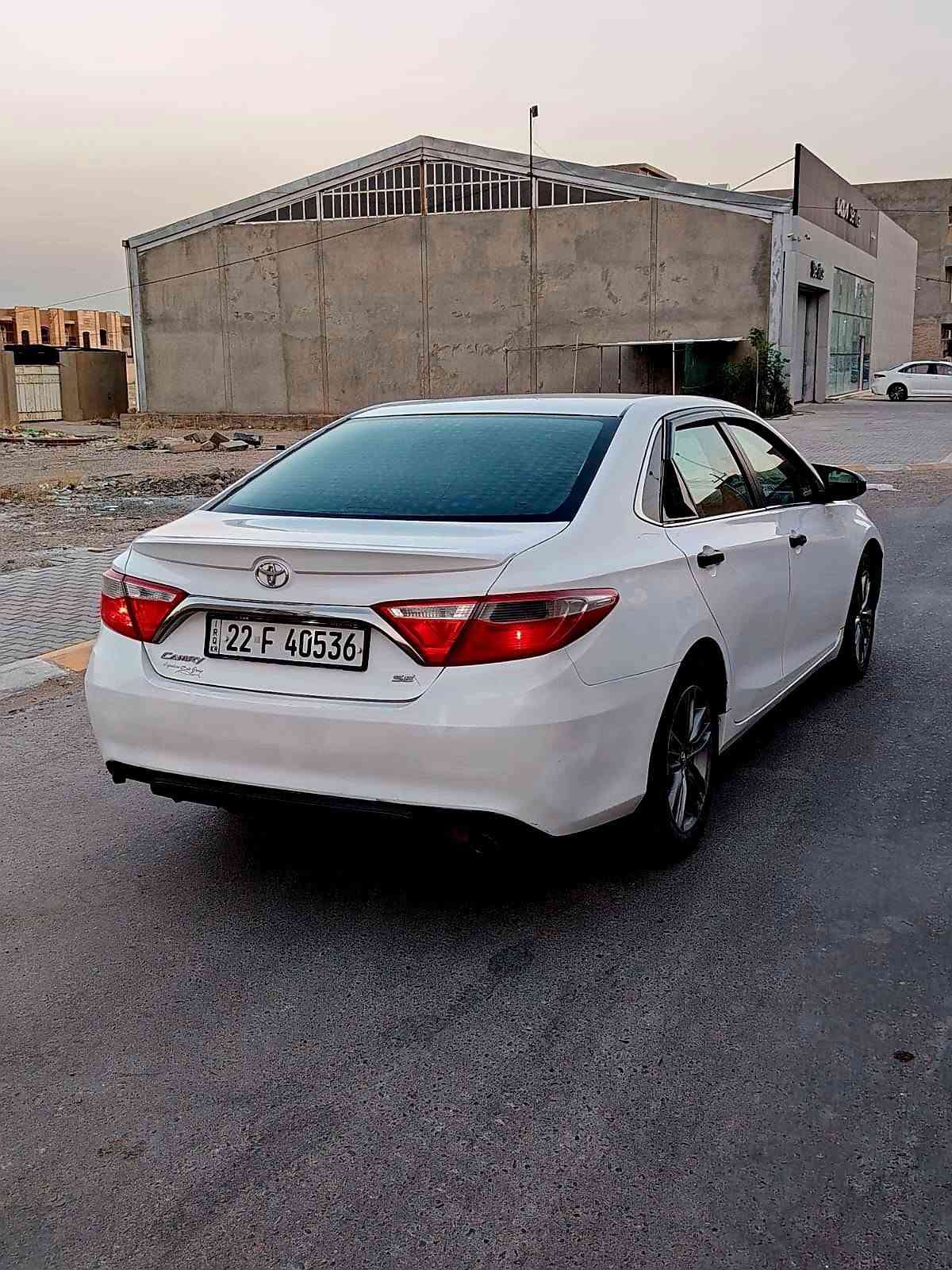 السلام عليكم
كامري موديل ٢٠١٦ 
بسعر مناسب ١٢٦
مواصفات SE ضرر بنيد وبين الجاملغ والباب بدون دواخل محرك وكير شرط صدر تخم تاير كله جديد تبريد شرط تحكمات ستيرن حساسات خلفيه كشنات كهرباء رقم أربيل دولي باسمي تحويل ثاني يوم
العنوان تكريت 
***********
