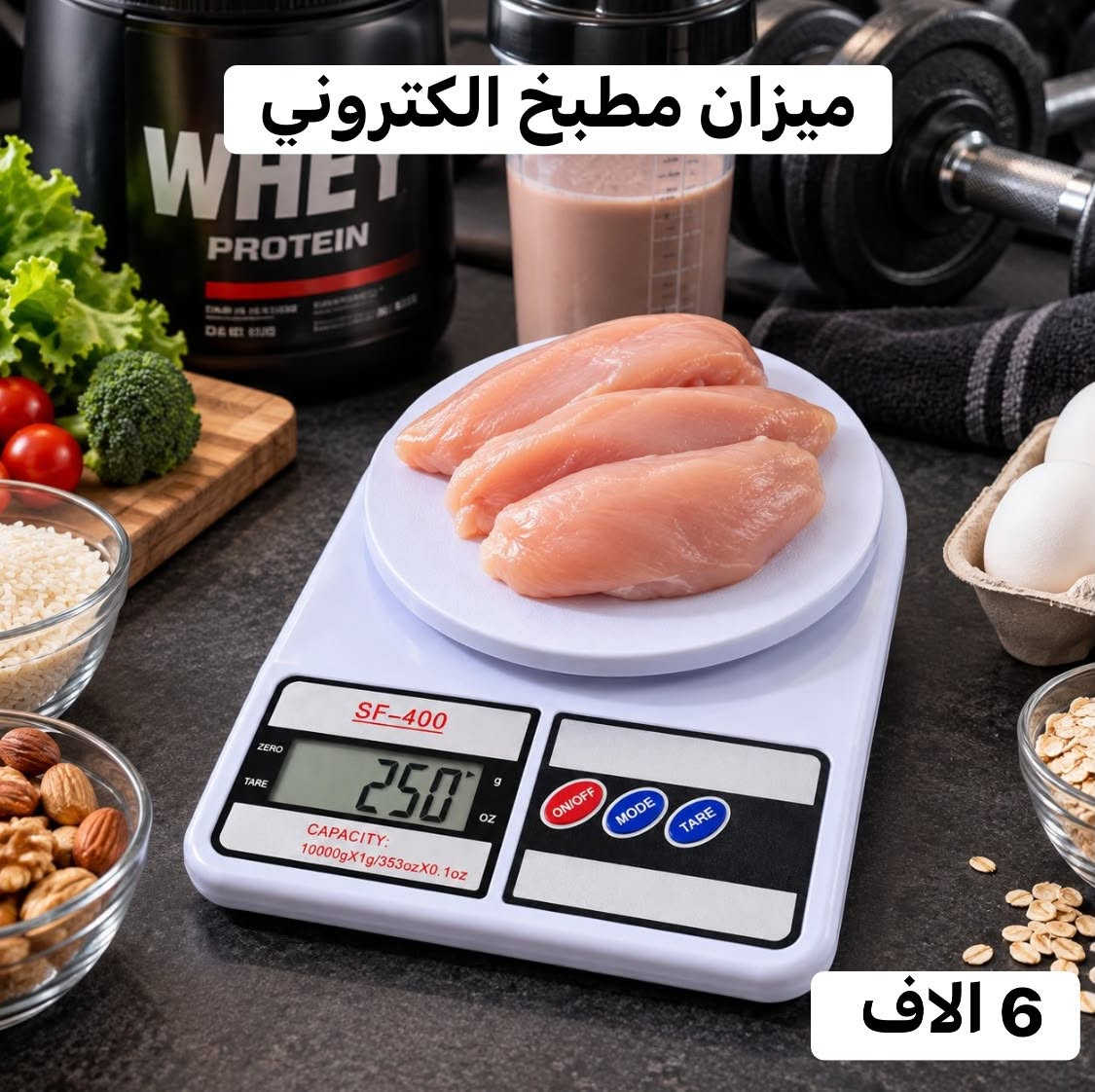 السلام عليكم عندي هذه اغراض للبيع  ممكن بعضها تفيدكم وموجود منها كمية  خير من الله للحجز او التواصل واتساب ***********

ملاحظة التوصيل بغداد 3000 الاف باقي للمحافظات 5000 الاف
