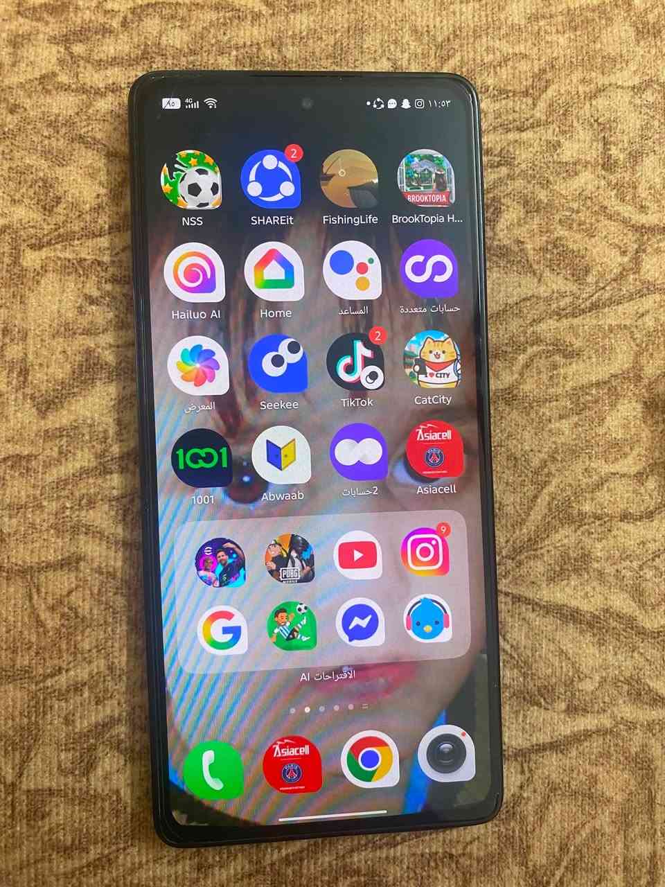 Tecno pova 6pro 5g
ذاكره 256

بطاريه 6000

كرتون ملحقات ويها 

وضع شركه شرط ما مفتوف
شرط مابي اي شخطه

برو رام24

سعر 195 به مجال

رقم وتساب ***********
