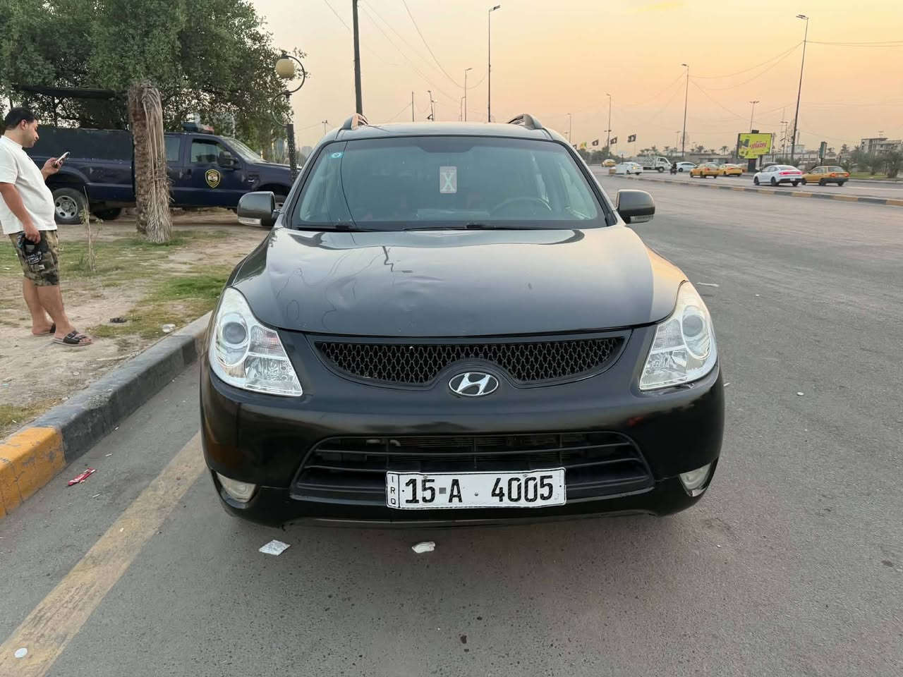 هونداي فير كروز 
سعت المحرك ٣٨٠٠
المواصفات لمتد 
سبعه راكب ٣ قطع تبريد فتحه سقف فور ويل صندوق كهربائي 
كشنات كهربائية تتفئه 
رقم مميز 15::A::4005خليجي بس بيه بلجاملغ الخلفي٢٠١١🙂‏‪***********‬اتصال
