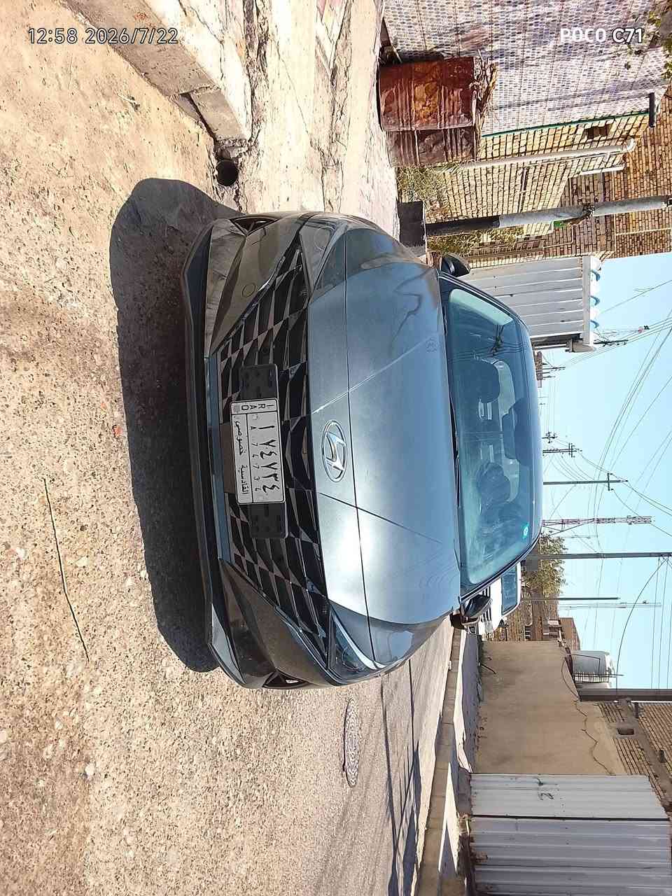 سياره للبيع انتره موديل22 وارد امريكي فول مواصفات حادثه جاملغ وبنيد وباب مال الراكب بصاف السايق سياره  و1على 1فول وبسعر كلش مناسب التواصل على هاذ الهاتف ***********

نص مكتوب في الصور:
- 12:58 2026/7/22 POCO C71
- POCO C71
- 27mm | f/2.0 | 1/20s | ISO2500
- 21/7/2026 19:45:19