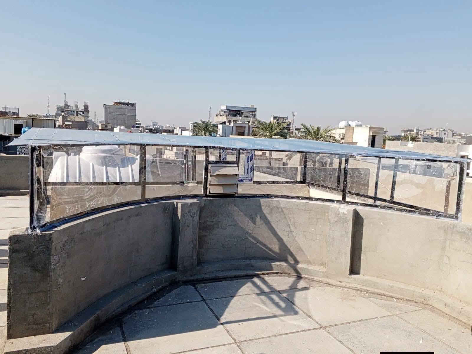 سقف بولي كاربون • عازل حرارة • ضمان ١٠ سنوات