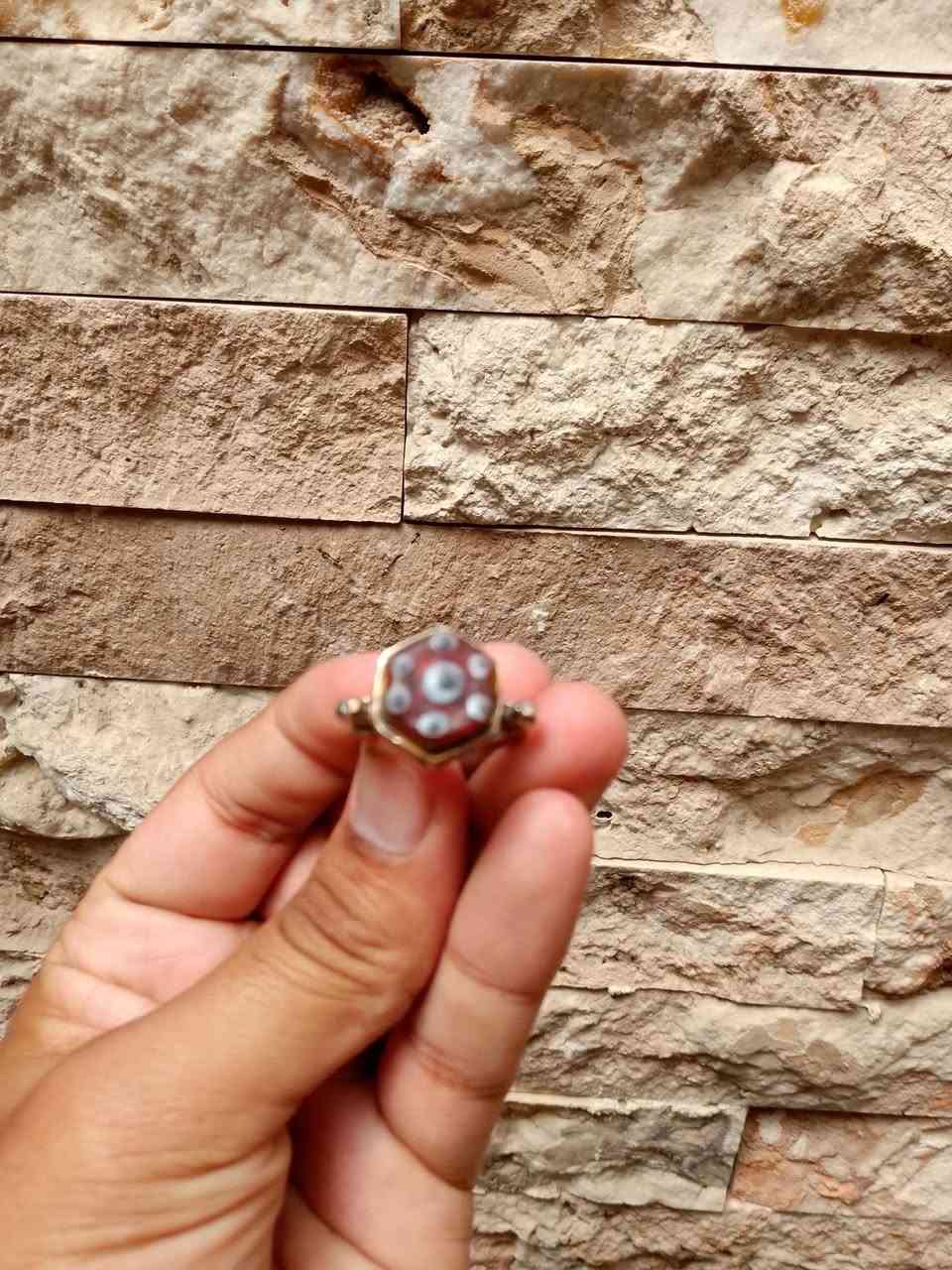 خواتم نحاس ابيض شغل هندي سعر القطعه 20الف بغداد ***********وتساب
