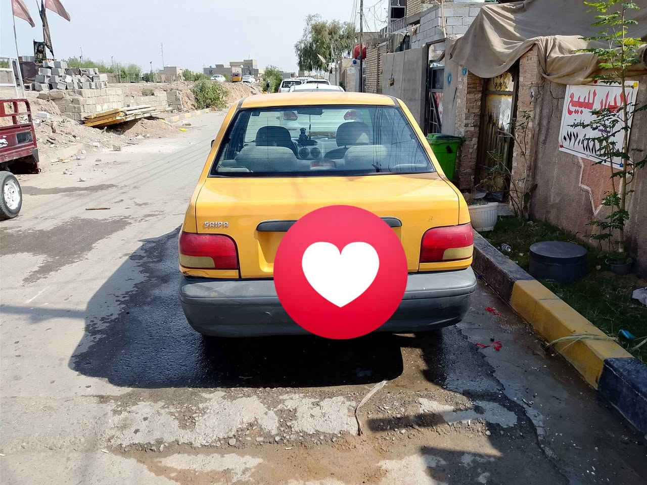 السلام عليكم سايبه للبيع موديل 2017 مصفر هيئه وغرامات السعر 30 وبها مجال حق الجيه عنوان بغداد حي اور ***********
