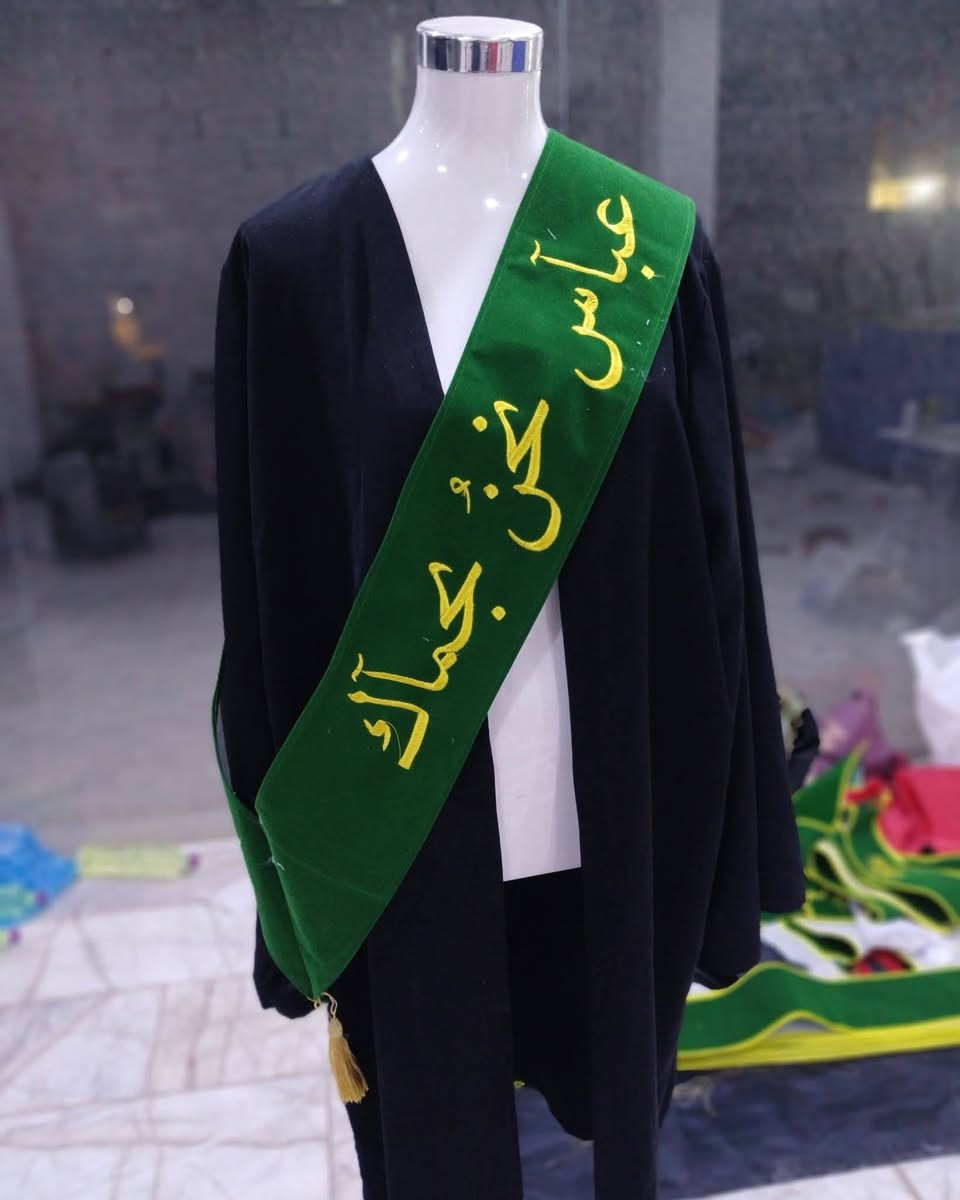 شغل تطريز  (دشاديش) (وشاحات كلية) (ملابس اطفال تطريز) (سكارفات)(بديات) (أسماء) (عبايات) حسب الطلب( جملة أو مفرد ) يوجد التوصيل لجميع محافظات العراق🧵🧶🪡
للطلب دايركت
***********
