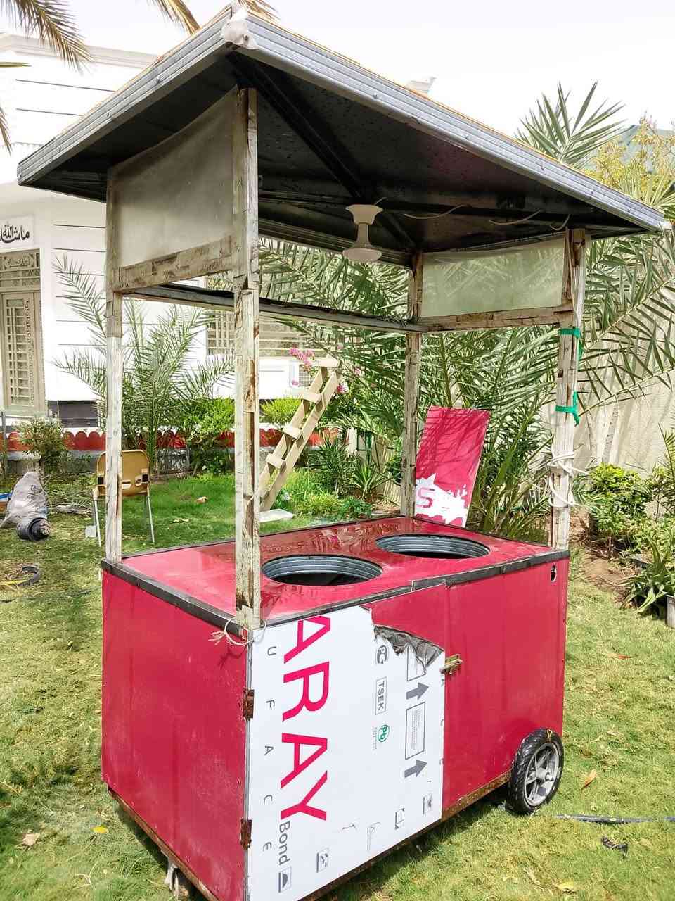 عربانة لبلبي وباگلة للبيع ... انشاء حديد نظيفة ومرتبة مع طباخ ثابت وتأسيس كهربائي بسيط .... السعر 190 وبيها مجال
العنوان كربلاء خلف حامعة العميد  
*********** واتساب او ماسنحر .
