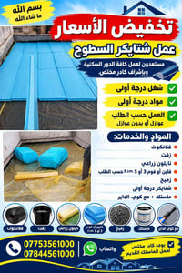 شتايكر السطوح • عوازل • ماستك