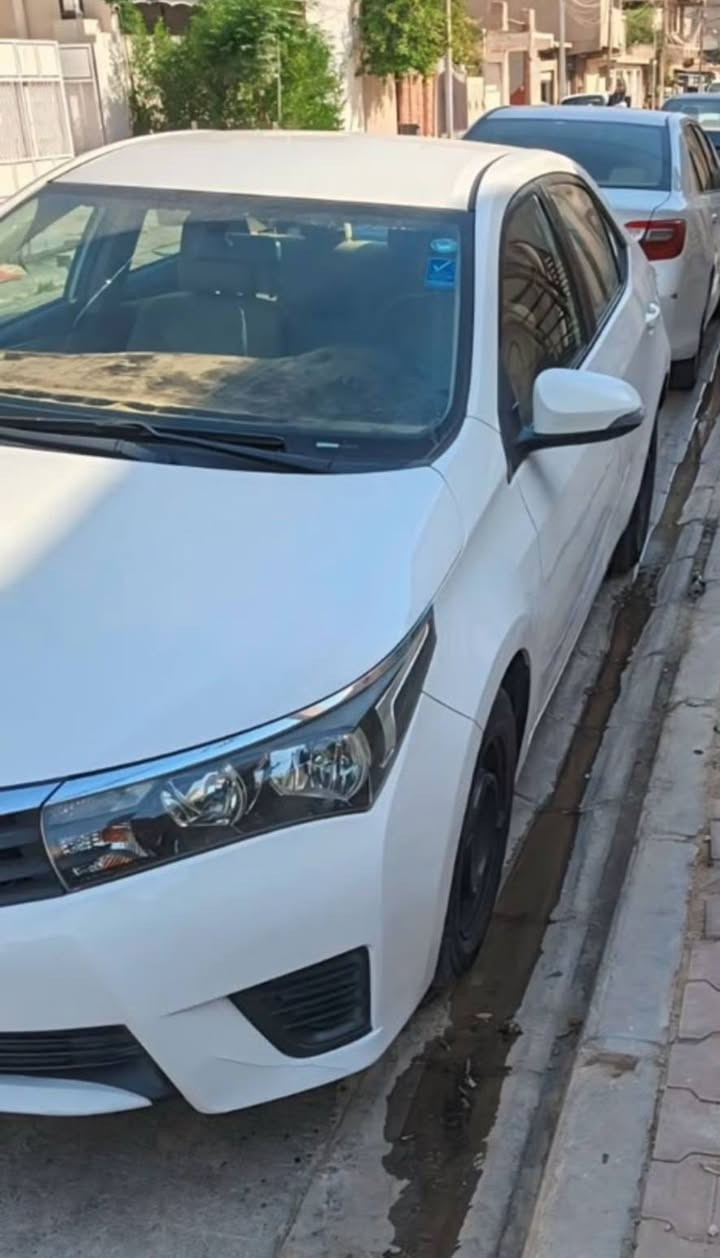 کوردی - عربي
سەیارەی توێتا کڕۆڵا(٢٠١٥) بۆ فڕۆشتن 
وارد خلیجی
سەیارە جاهیزە و بێ کێشەیە
نرخی سەیارەکە ١٢٠ و کەمێ مەجال
***********

سيارة تويتا كرولا ٢٠١٥ للبيع
وارد خليجي
سيارة جاهزة ما عندها مشاكل
سعر السيارة ١٢٠ ورقة و شوي مجال
*********** كركوك, العراق
